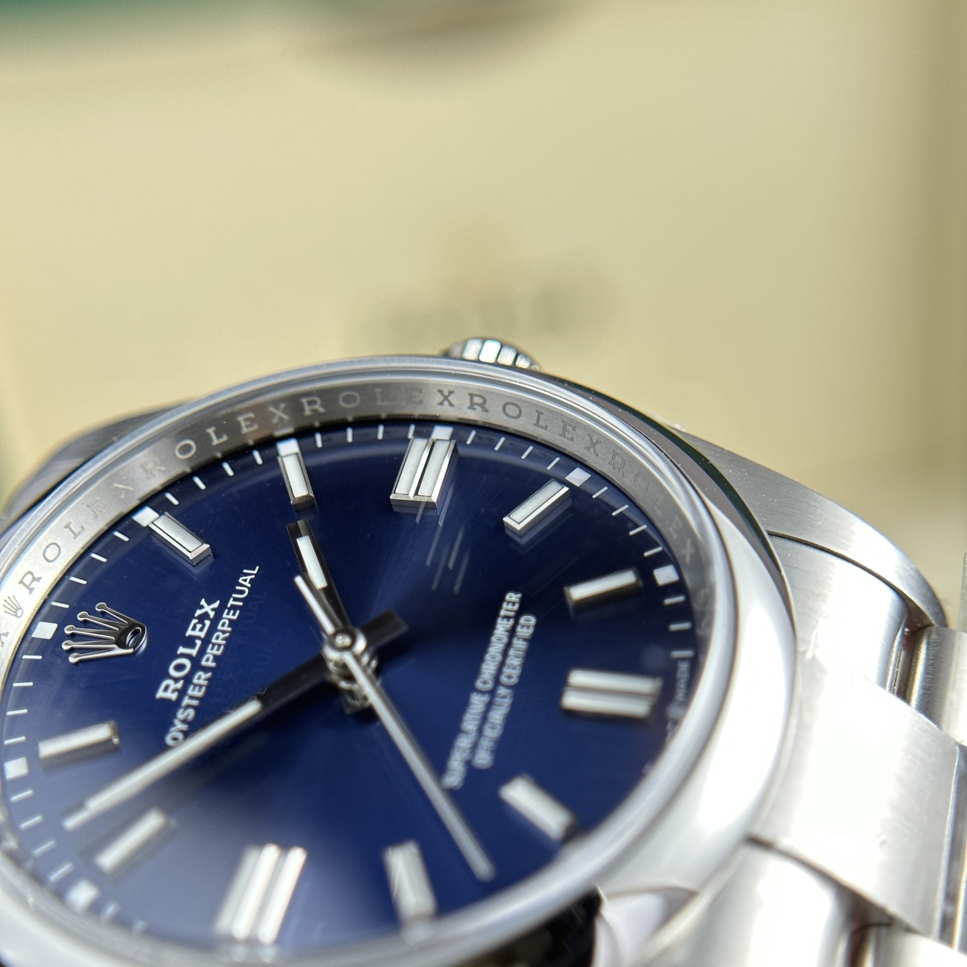 Rolex Oyster Perpetual 126000 Cadran bleu 36 mm