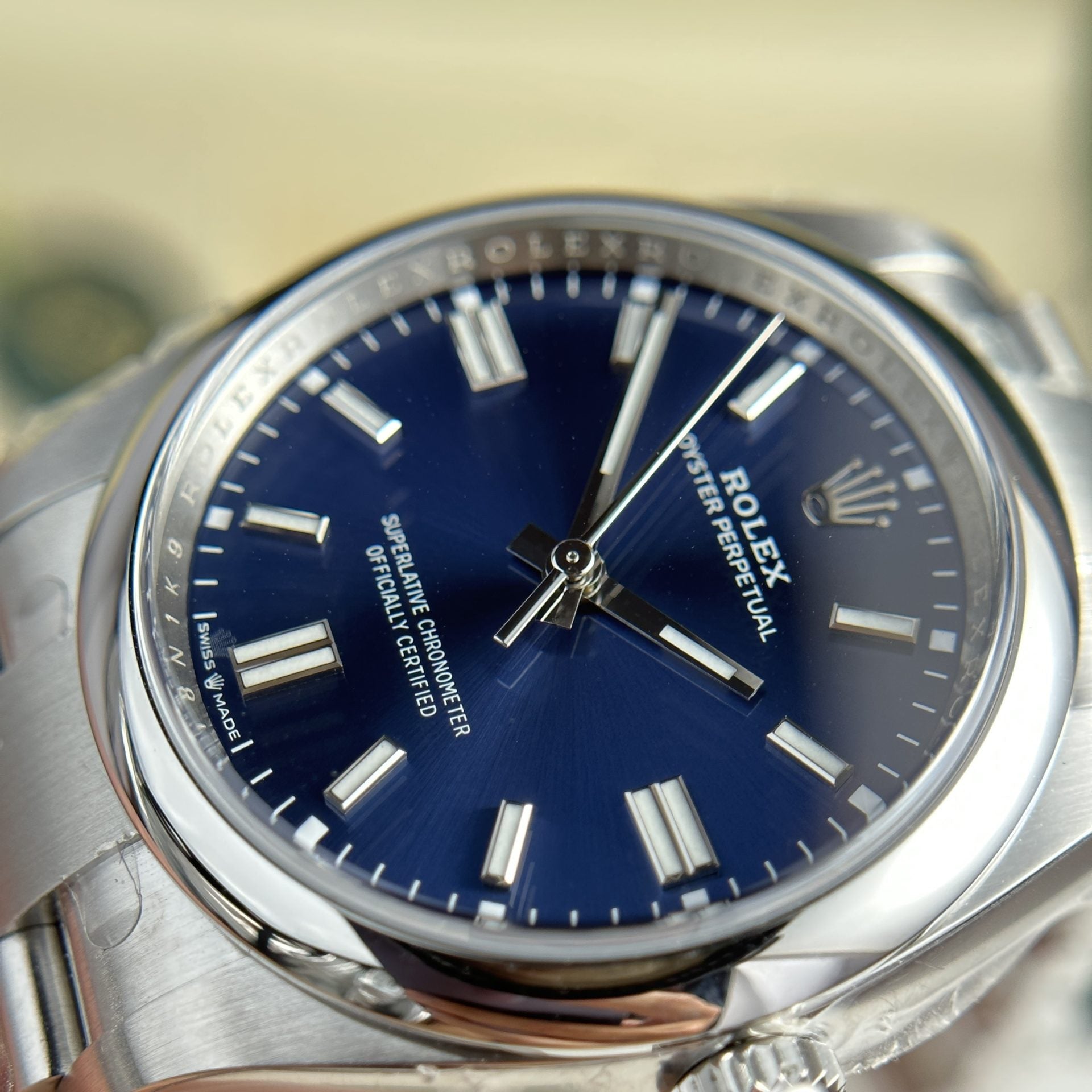 Rolex Oyster Perpetual 126000 Cadran bleu 36 mm