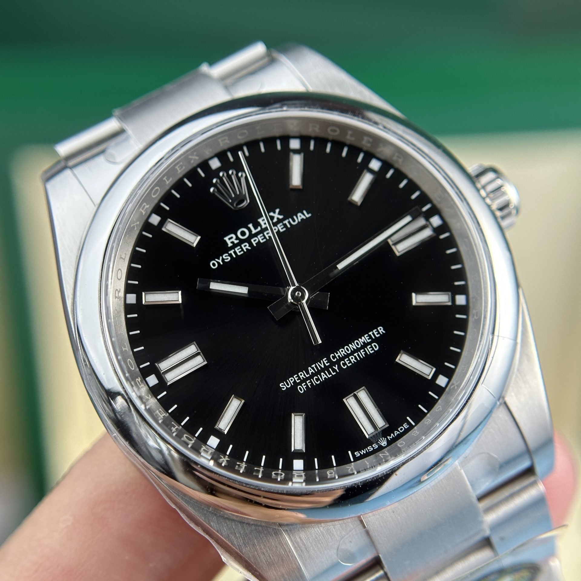 Rolex Oyster Perpetual 126000 Cadran noir 36 mm