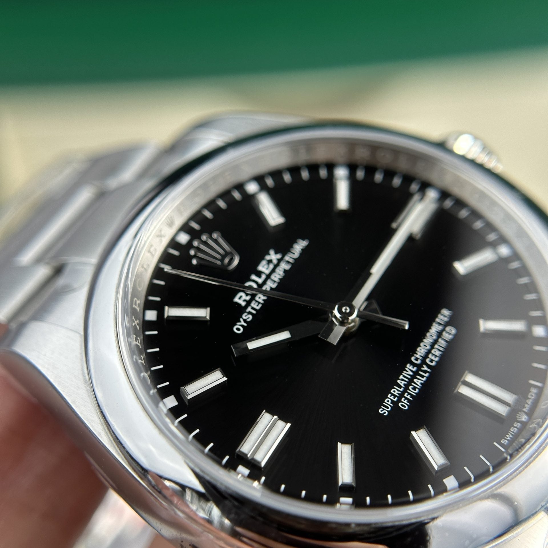 Rolex Oyster Perpetual 126000 Cadran noir 36 mm