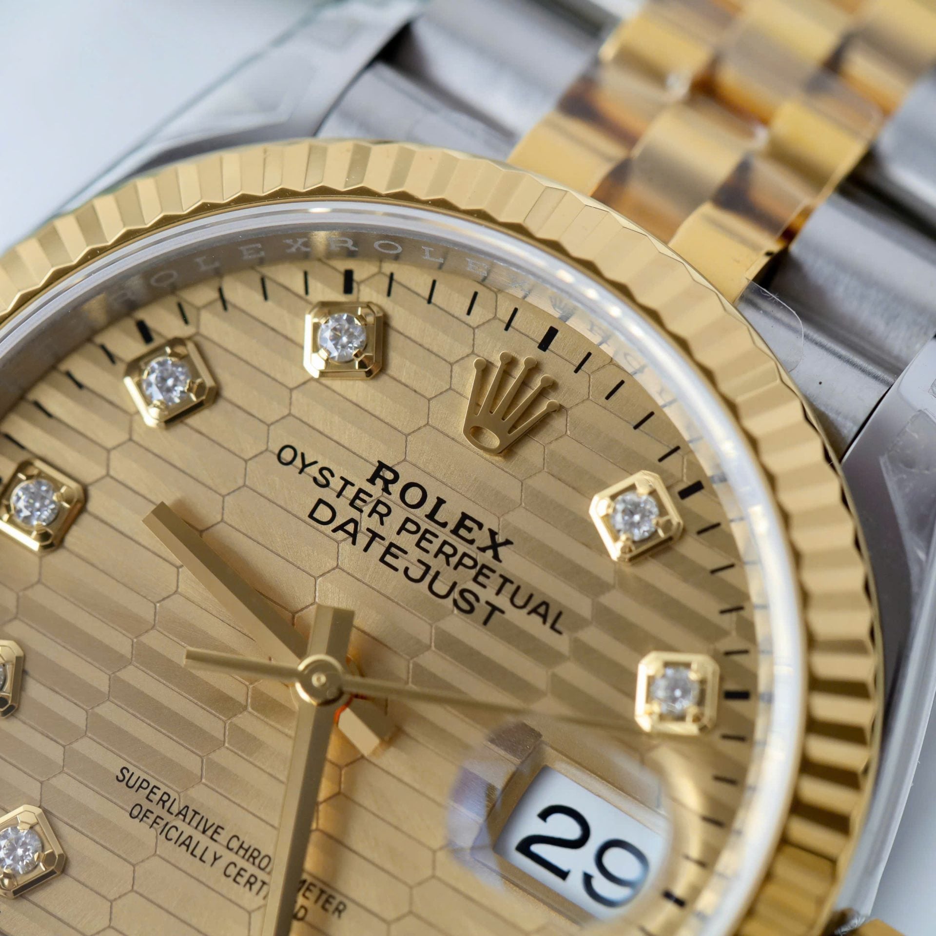 Rolex Datejust 126333 Cadran champagne bracelet Jubilee 36mm