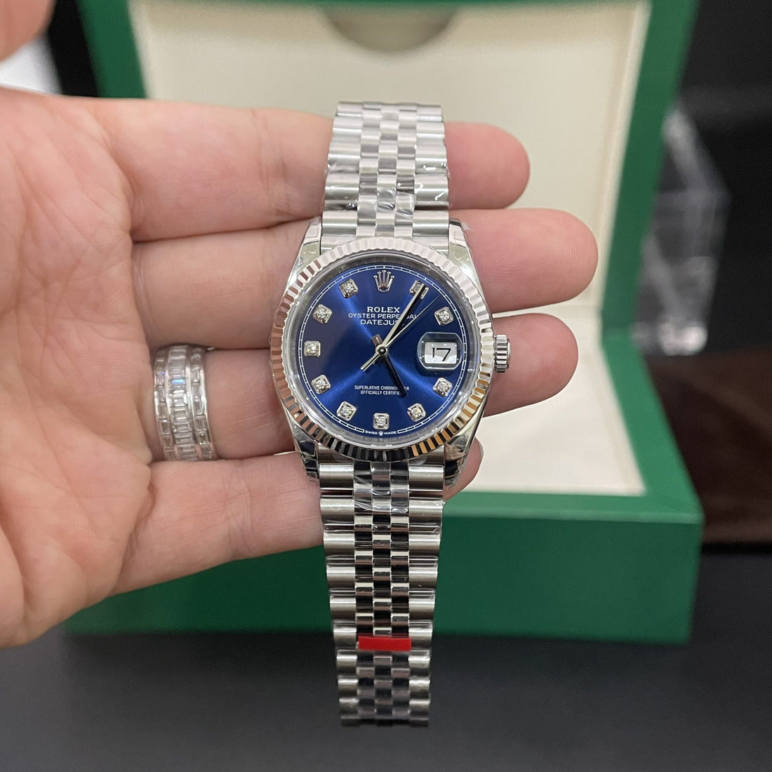 Rolex DateJust 126234 Cadran bleu 36 mm