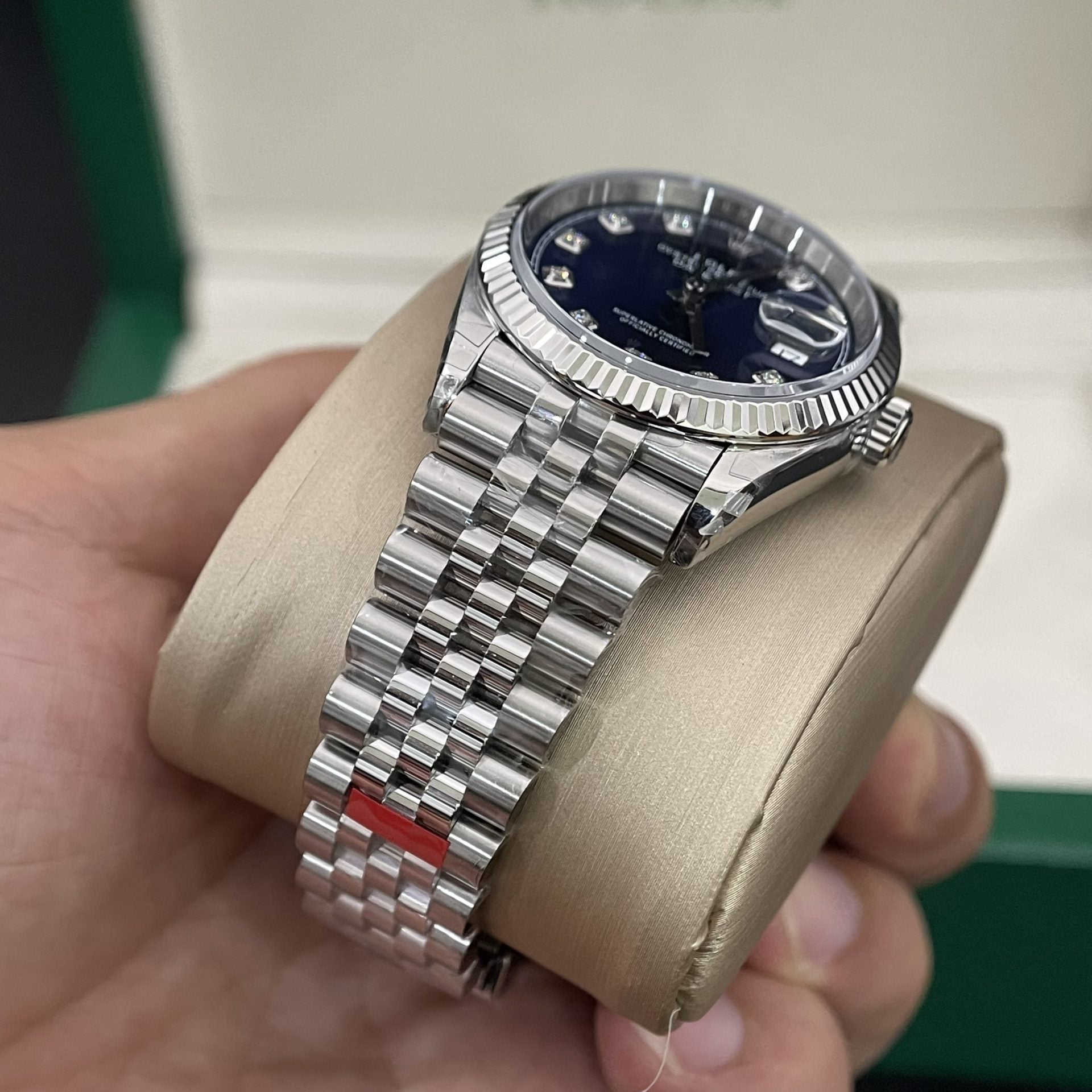 Rolex DateJust 126234 Cadran bleu 36 mm