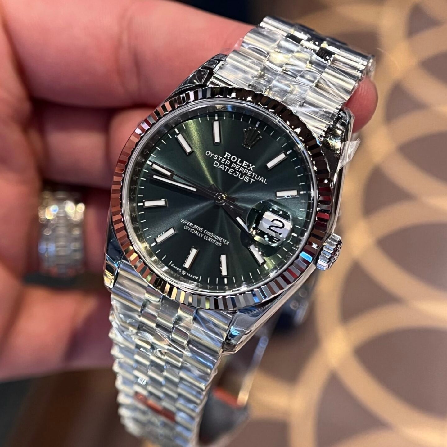 Rolex DateJust 126234 - 36mm Cadran Vert