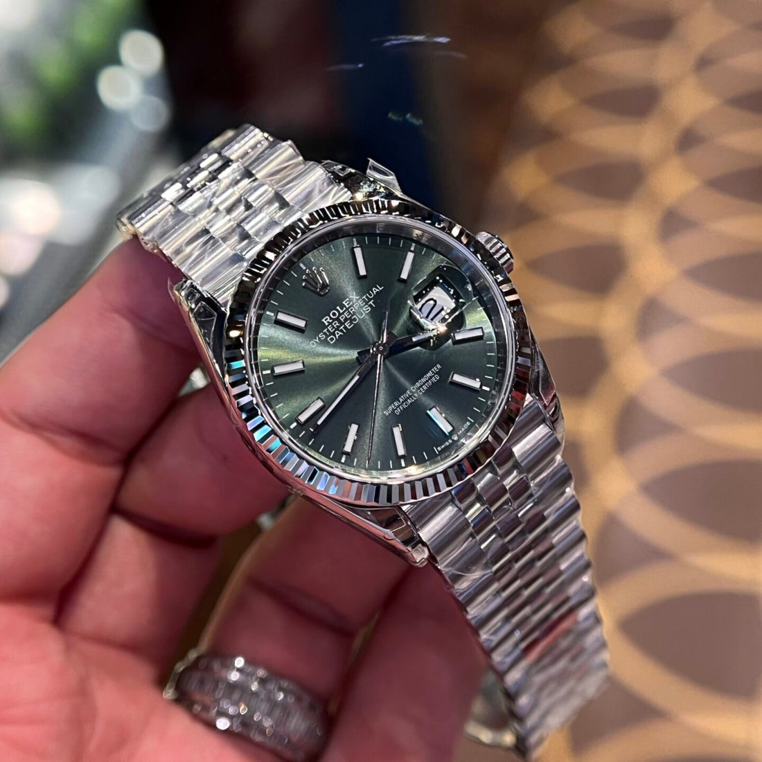 Rolex DateJust 126234 - 36mm Cadran Vert