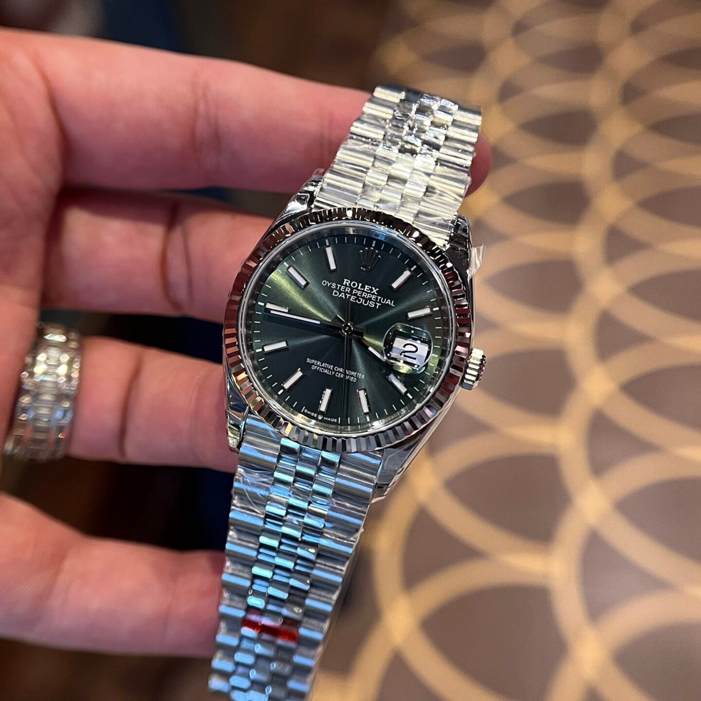 Rolex DateJust 126234 - 36mm Cadran Vert