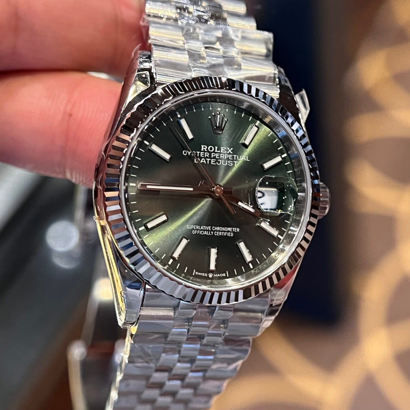 Rolex DateJust 126234 - 36mm Cadran Vert