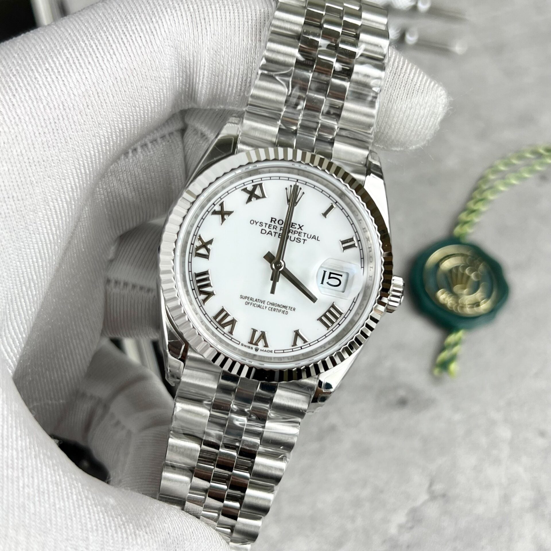 Rolex DateJust 126234 Cadran blanc 36mm