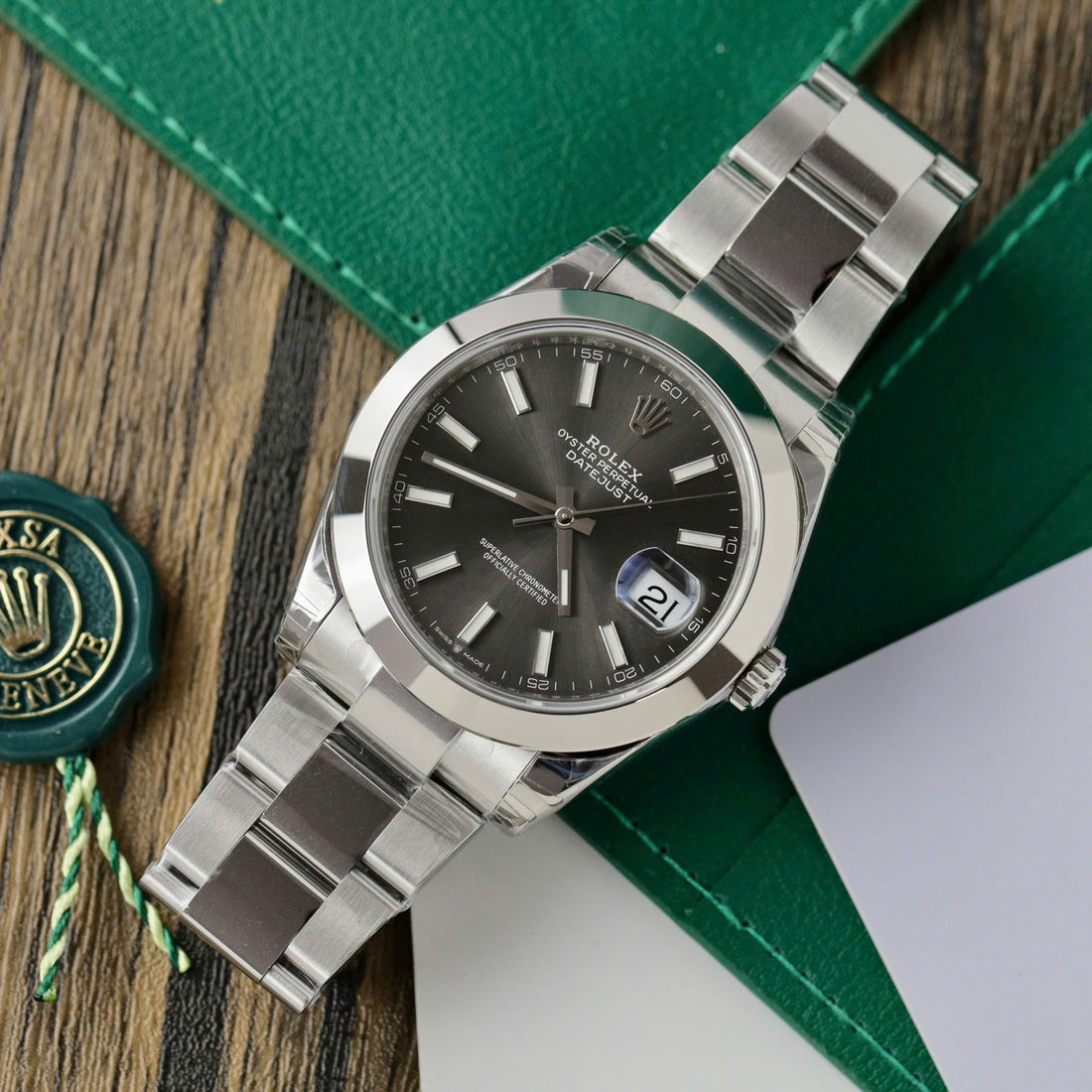 Rolex 126300 DateJust Cadran Gris 41 mm