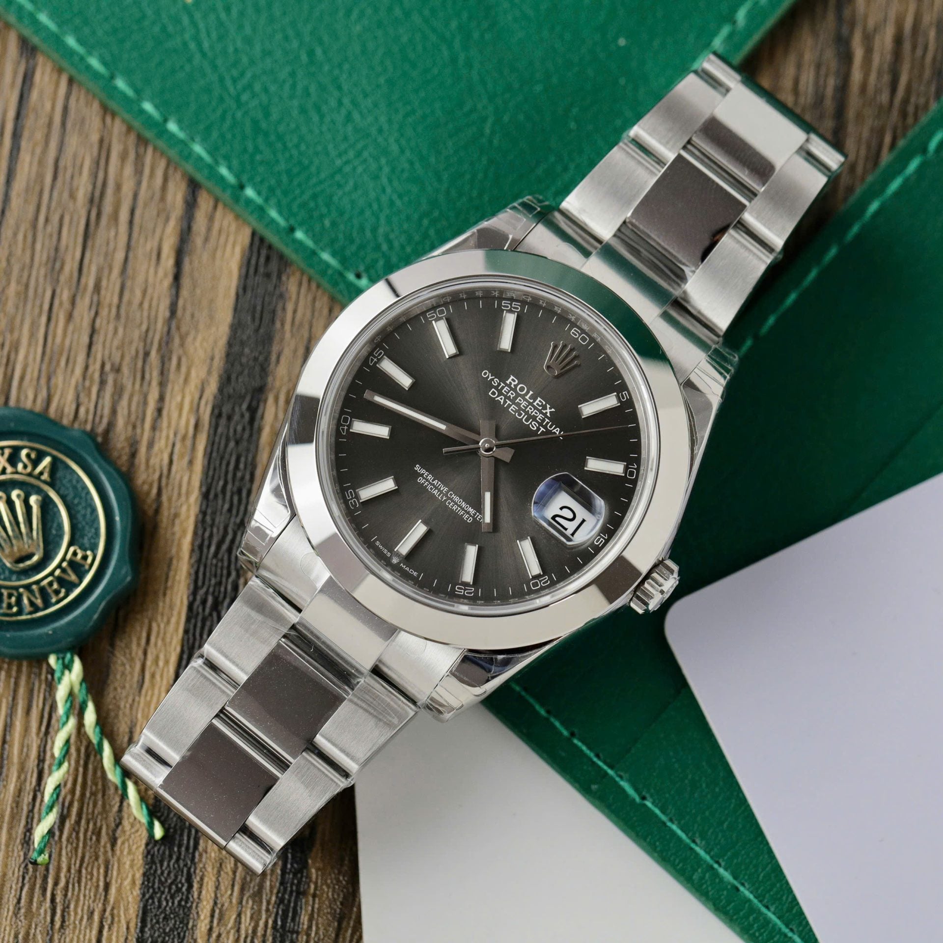 Rolex 126300 DateJust Cadran Gris 41 mm