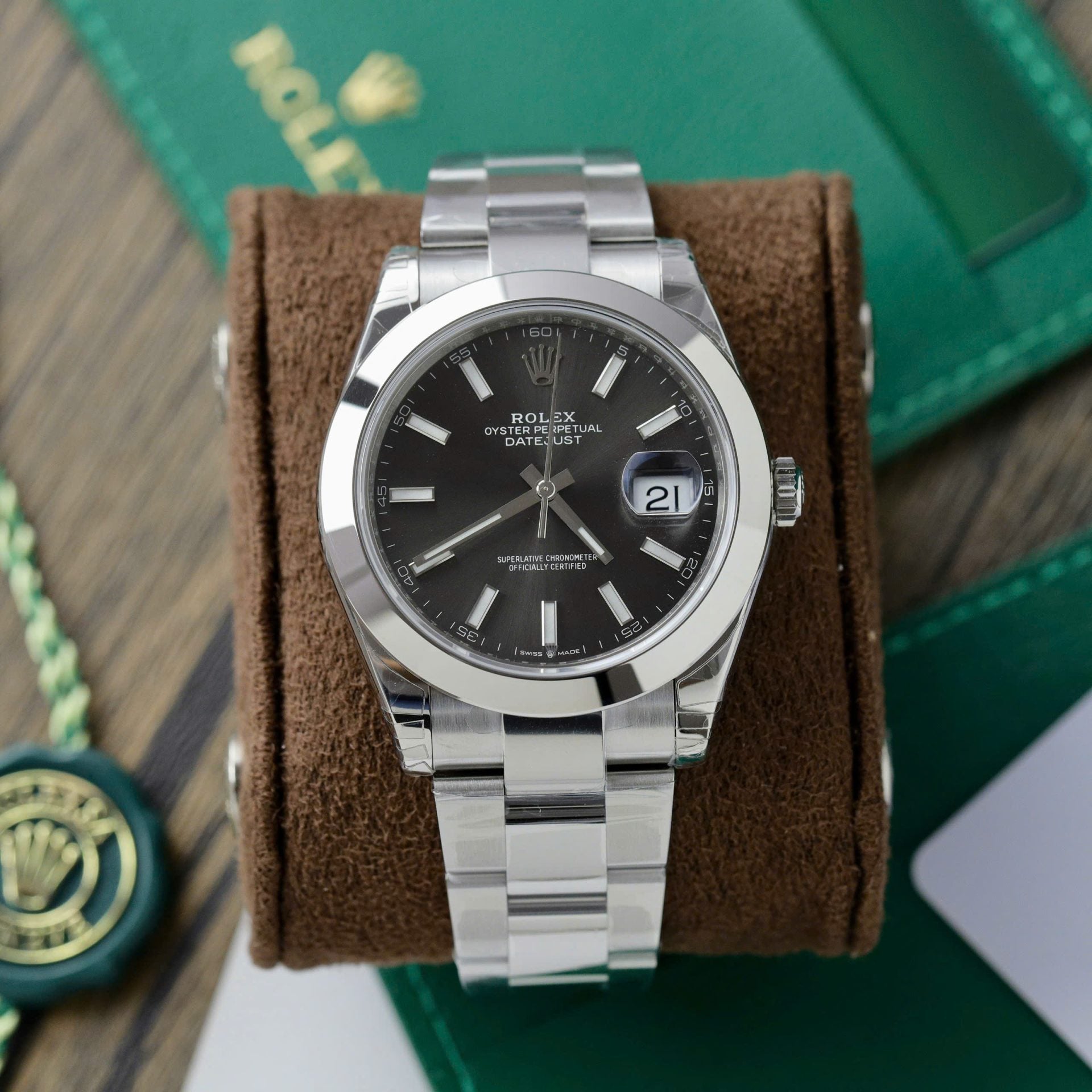 Rolex 126300 DateJust Cadran Gris 41 mm