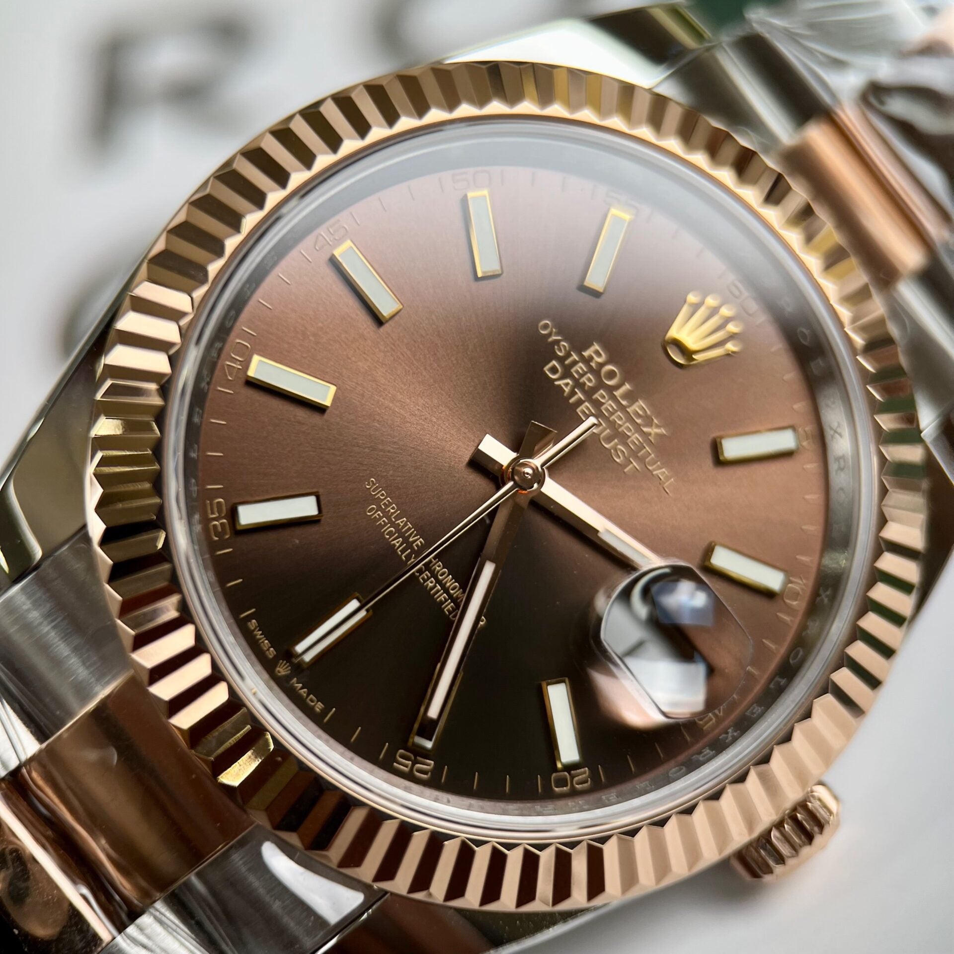 Rolex DateJust 126331 Cadran chocolat Bracelet Oyster 41 mm