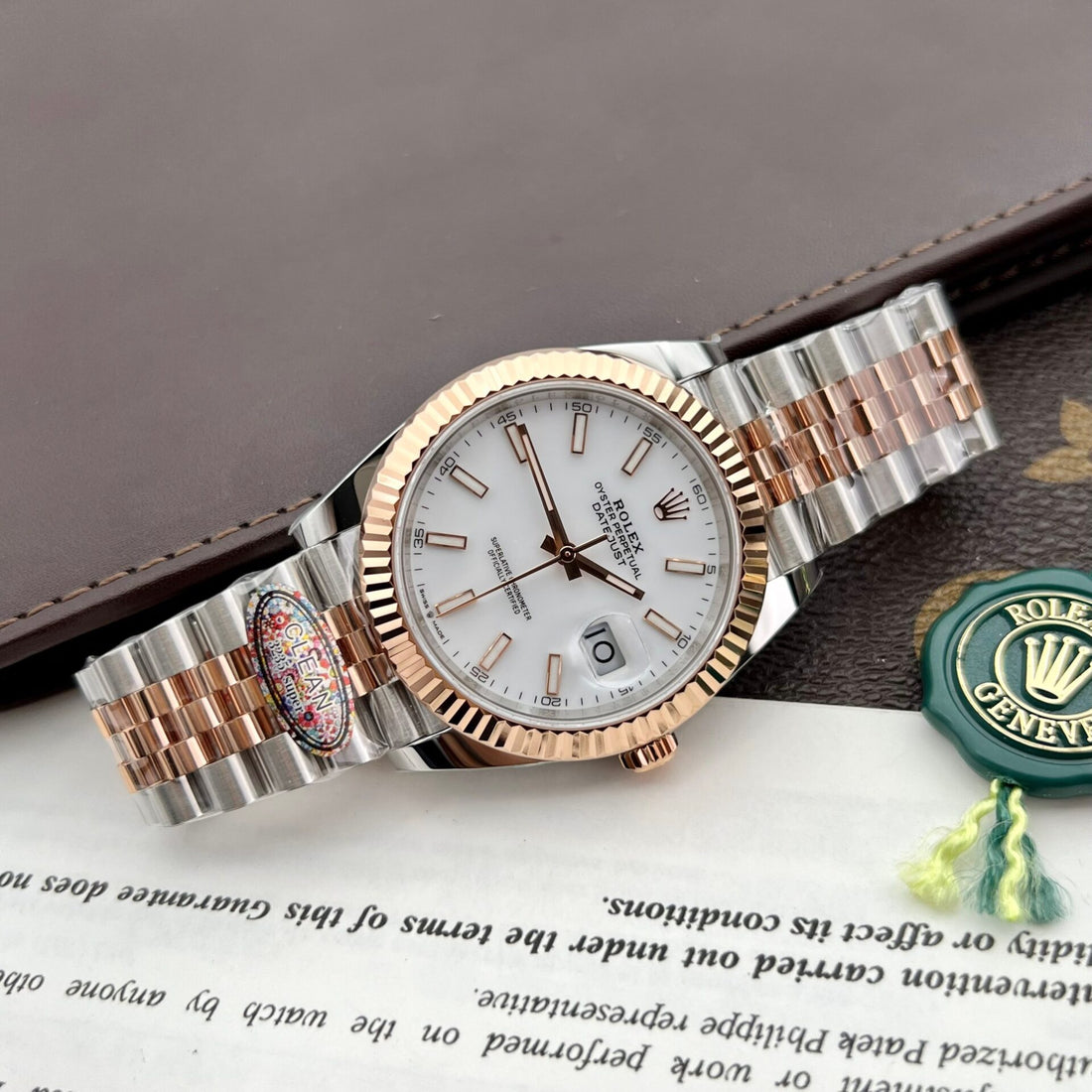 Rolex DateJust 126331 Demi Rose Cadran blanc 41 mm