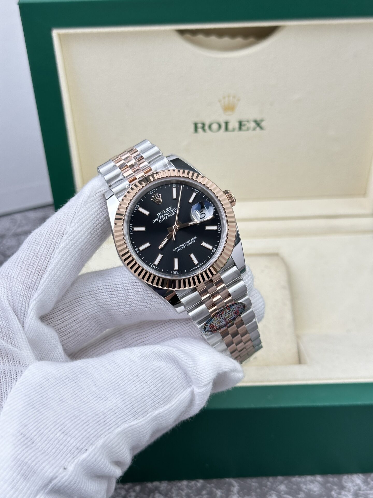 Rolex DateJust 126331 Cadran noir 41 mm