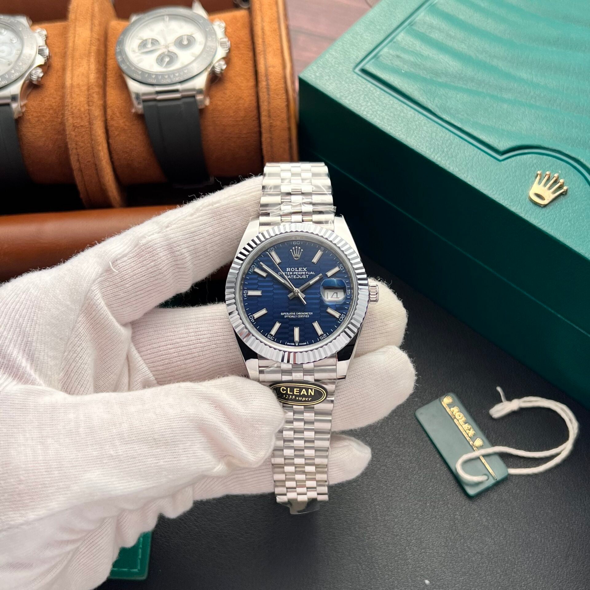 Rolex DateJust 126334 Cadran bleu 41mm