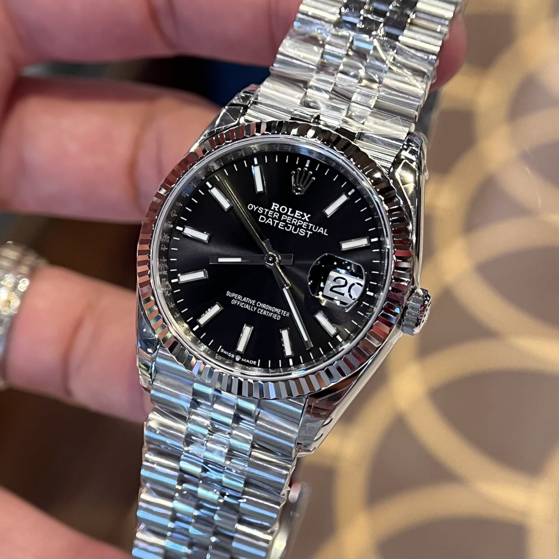 Rolex DateJust 126334 Cadran noir 36 mm