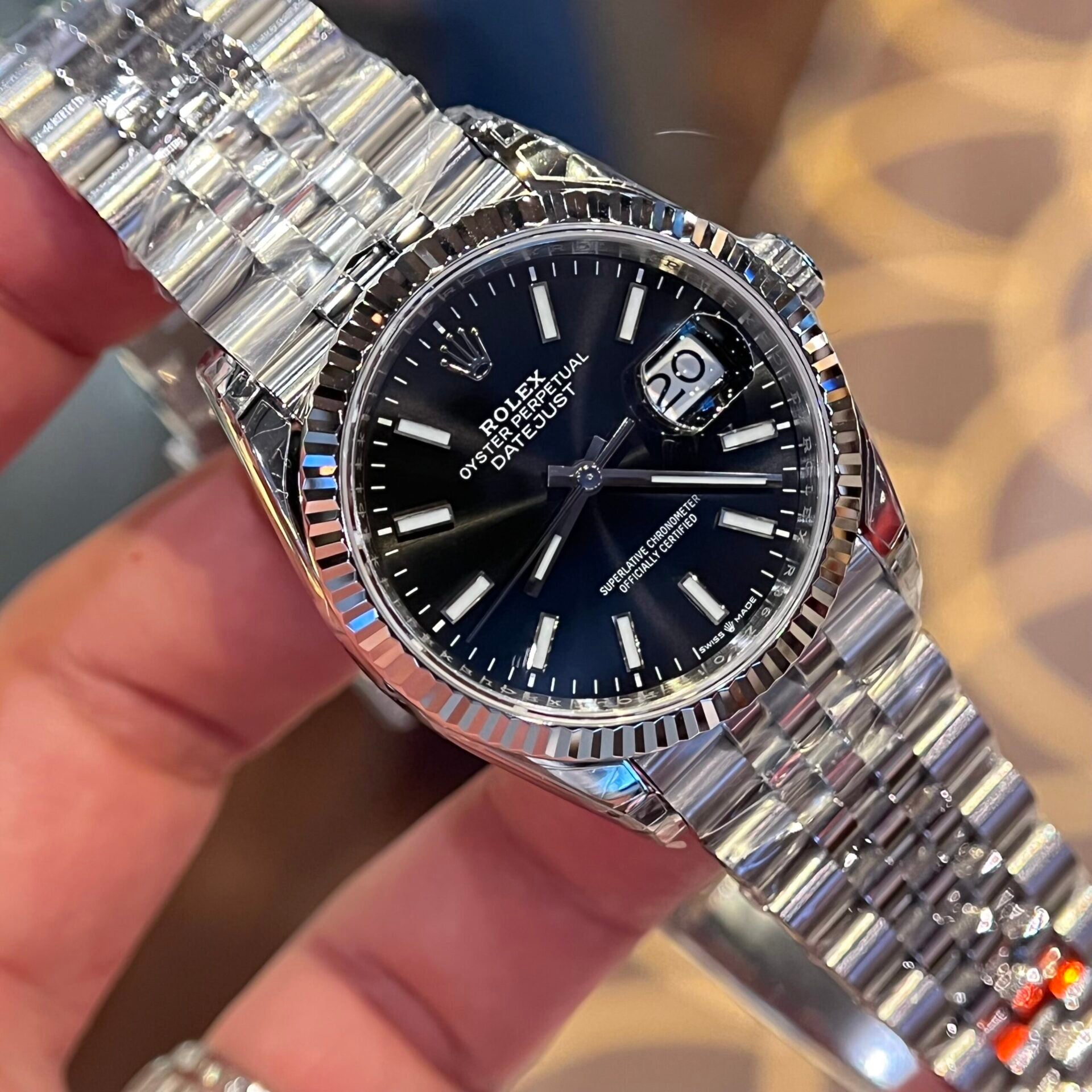 Rolex DateJust 126334 Cadran noir 36 mm