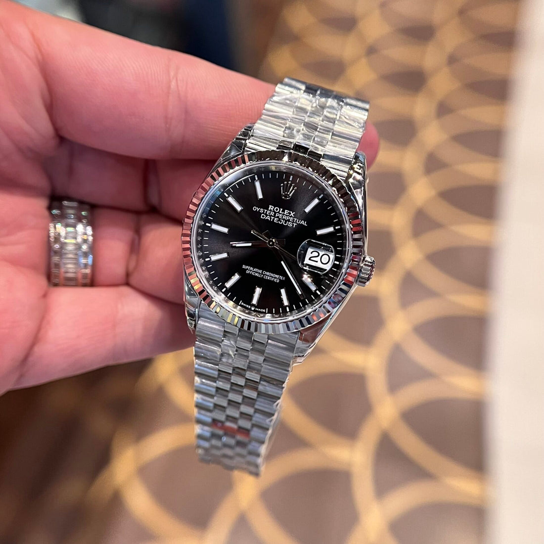 Rolex DateJust 126334 Cadran noir 36 mm