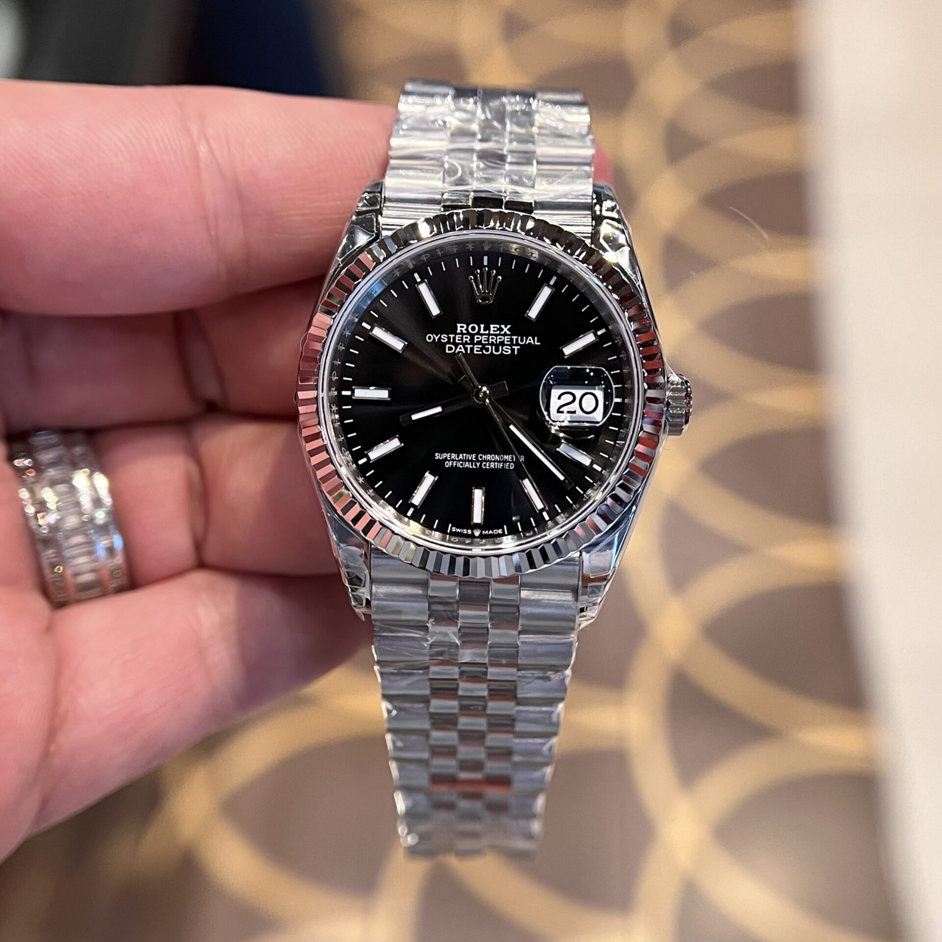 Rolex DateJust 126334 Cadran noir 36 mm