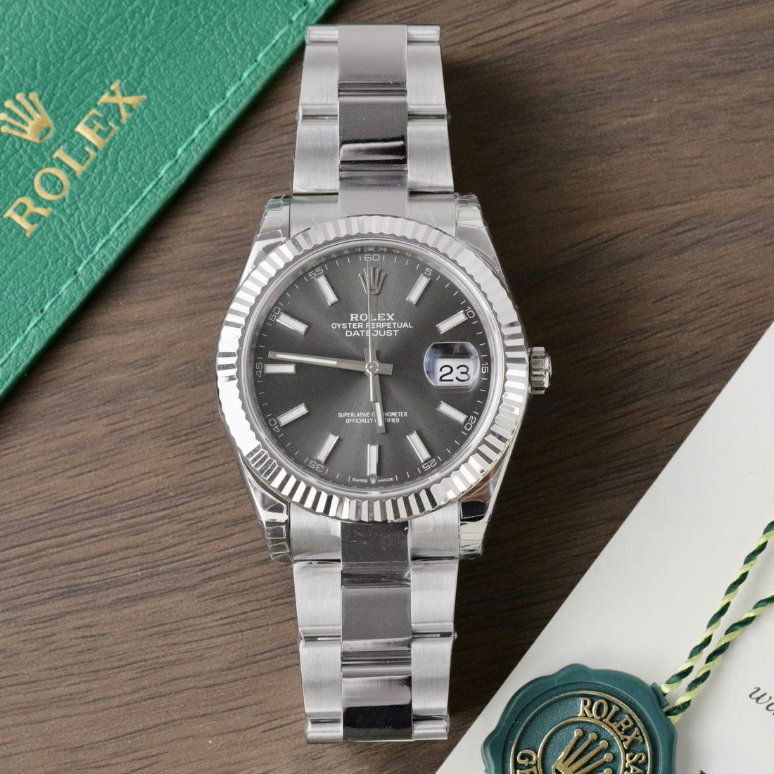 Rolex DateJust 126334 Cadran Gris Oyster Bracelet 41mm