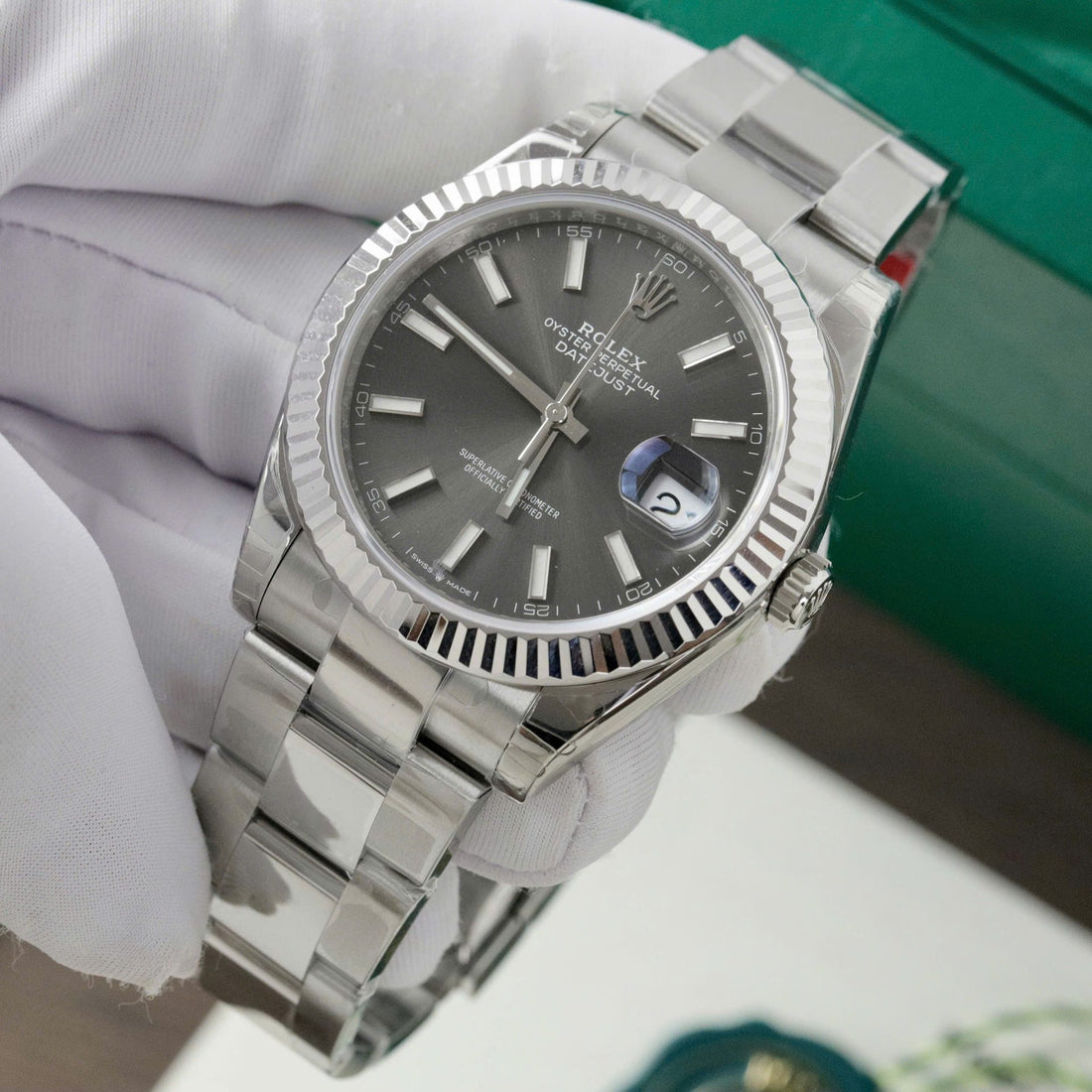 Rolex DateJust 126334 Cadran Gris Oyster Bracelet 41mm