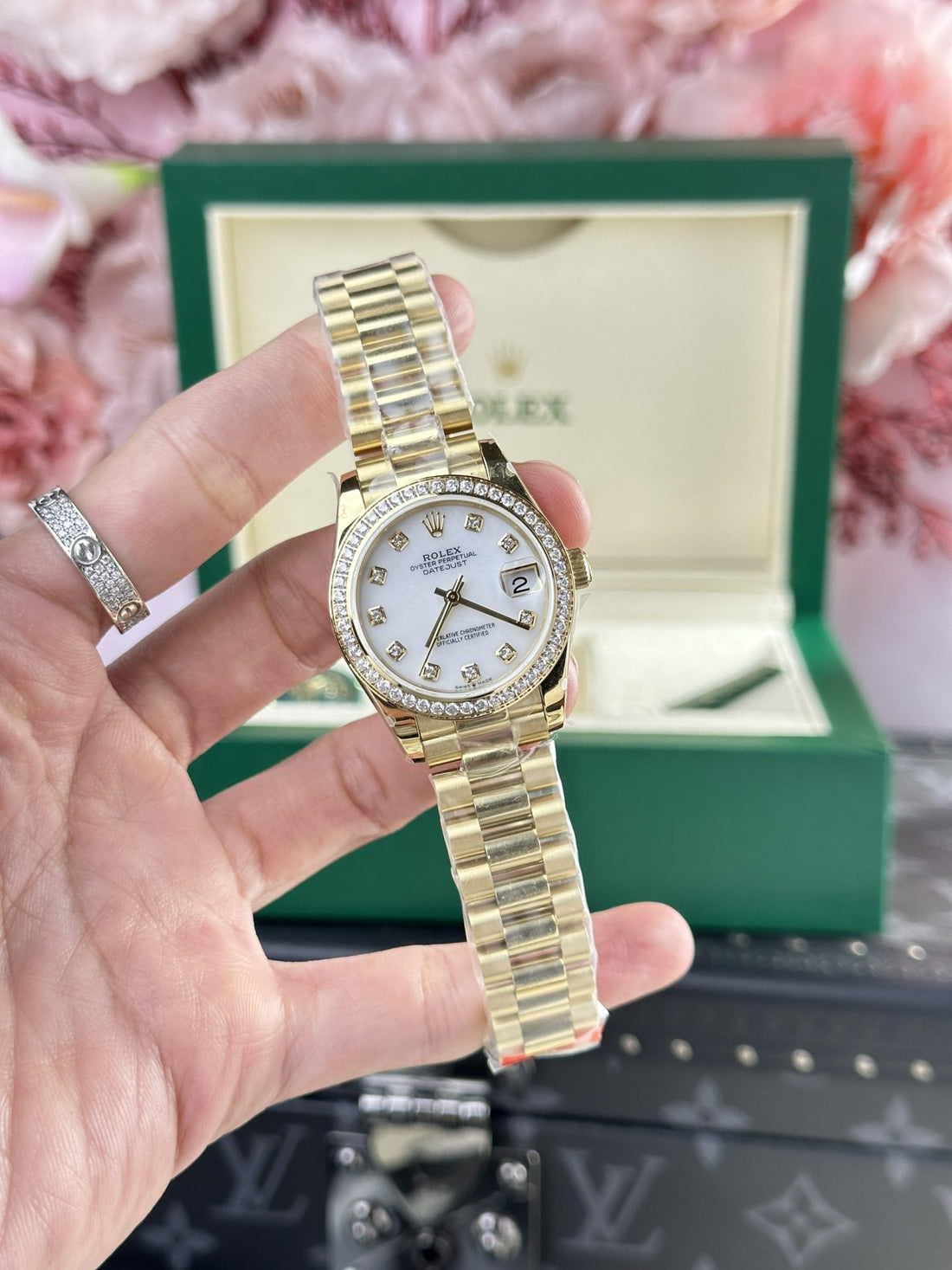 Rolex DateJust 278288 Président bracelet diamant lunette 31mm