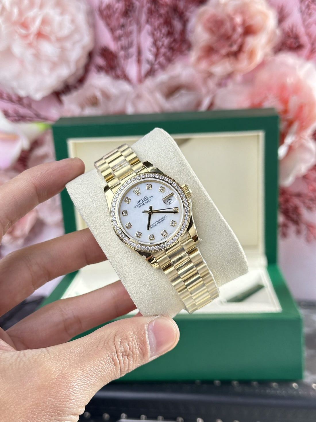 Rolex DateJust 278288 Président bracelet diamant lunette 31mm