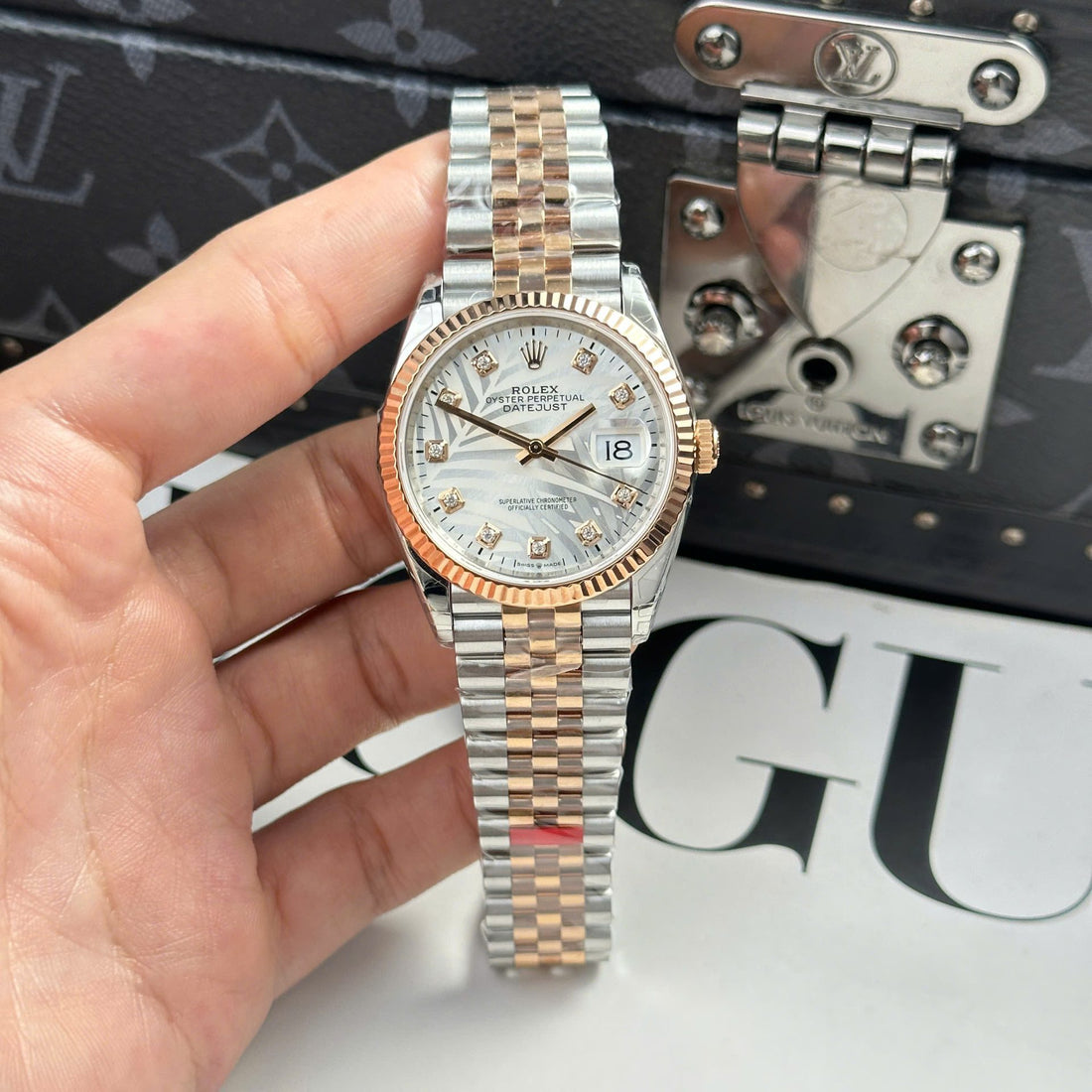 Rolex DateJust 126231 Cadran Palm 36 mm