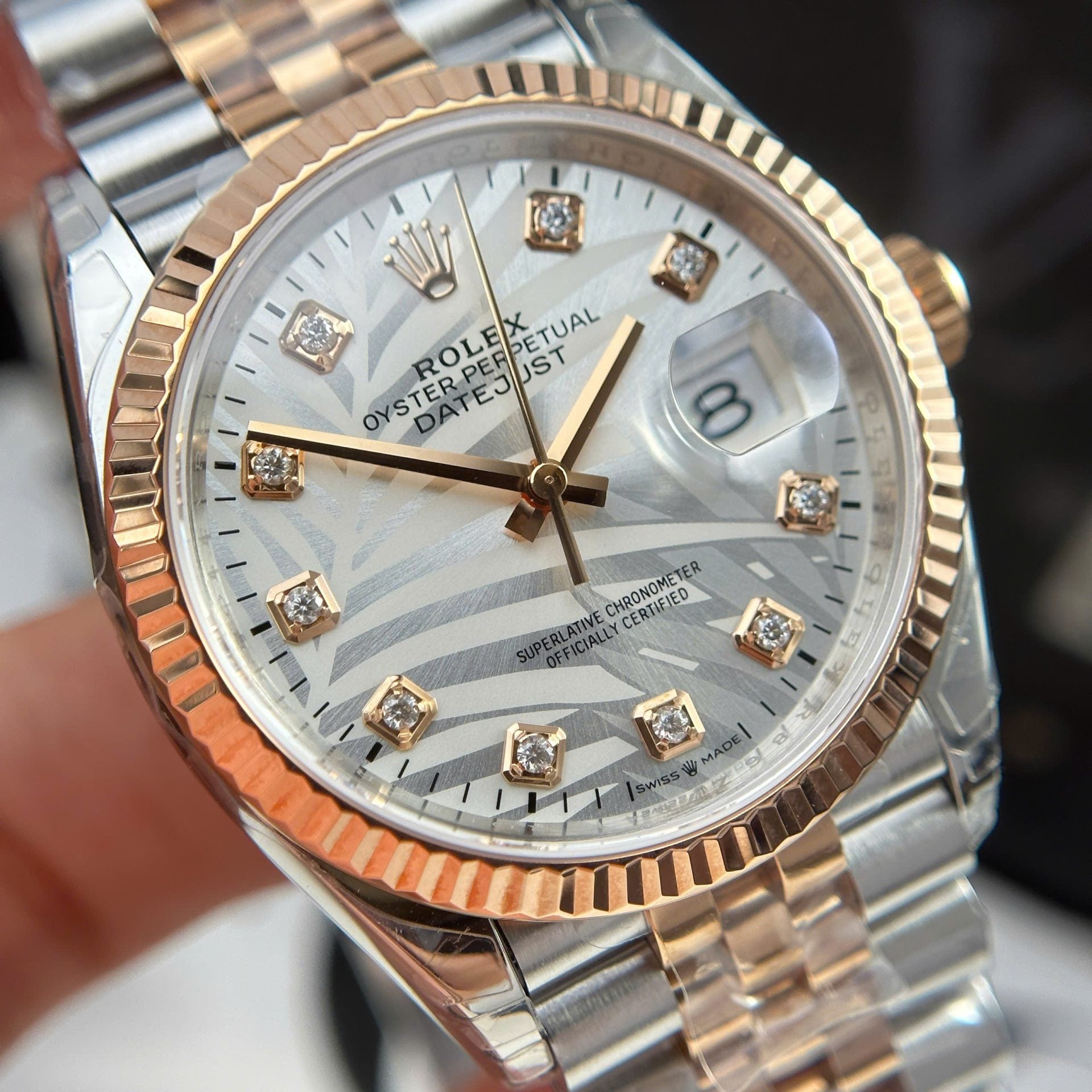 Rolex DateJust 126231 Cadran Palm 36 mm