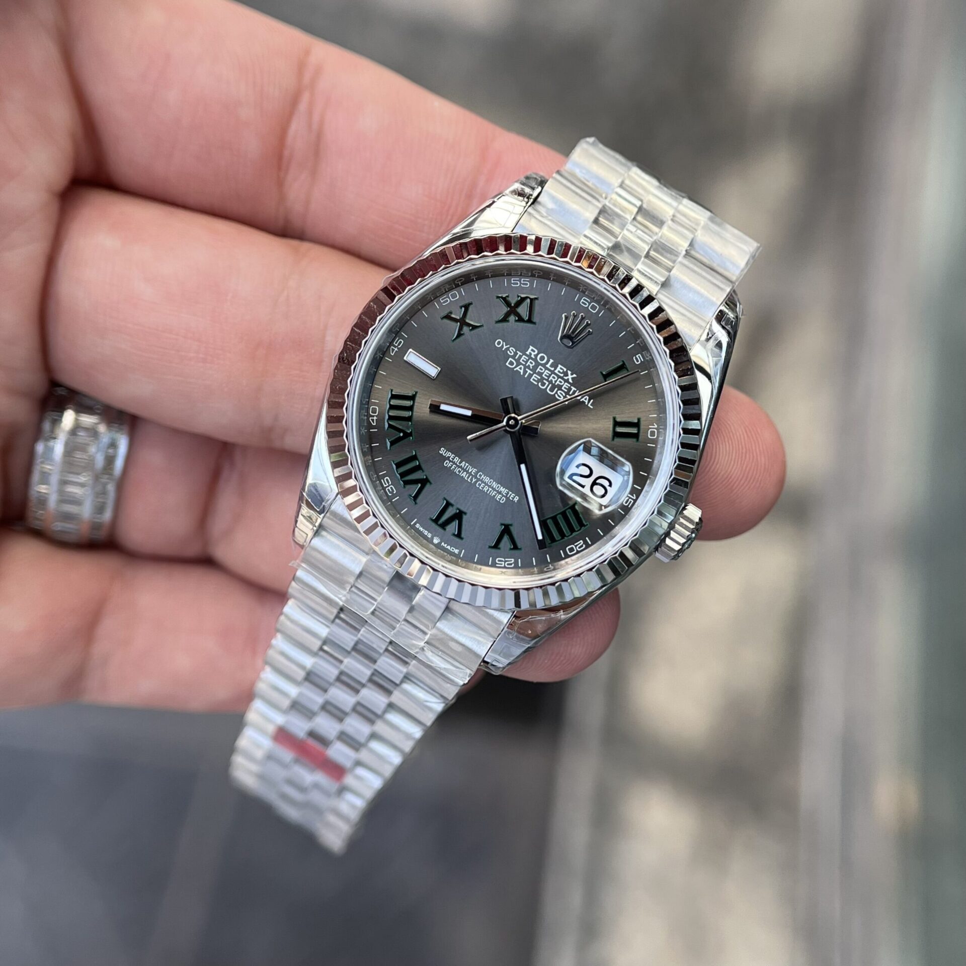Rolex Datejust 126234 Wimbledon Cadran Gris 36 mm