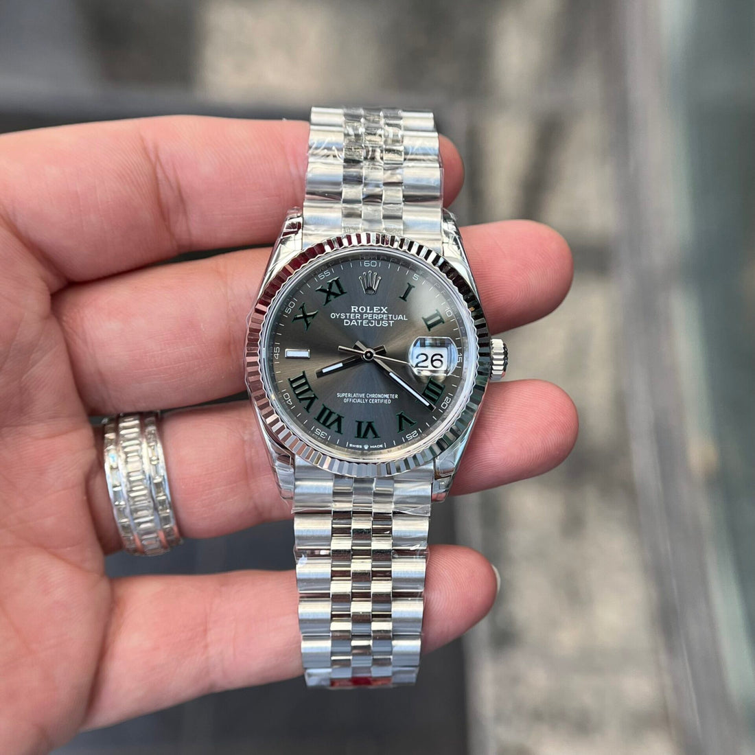 Rolex Datejust 126234 Wimbledon Cadran Gris 36 mm