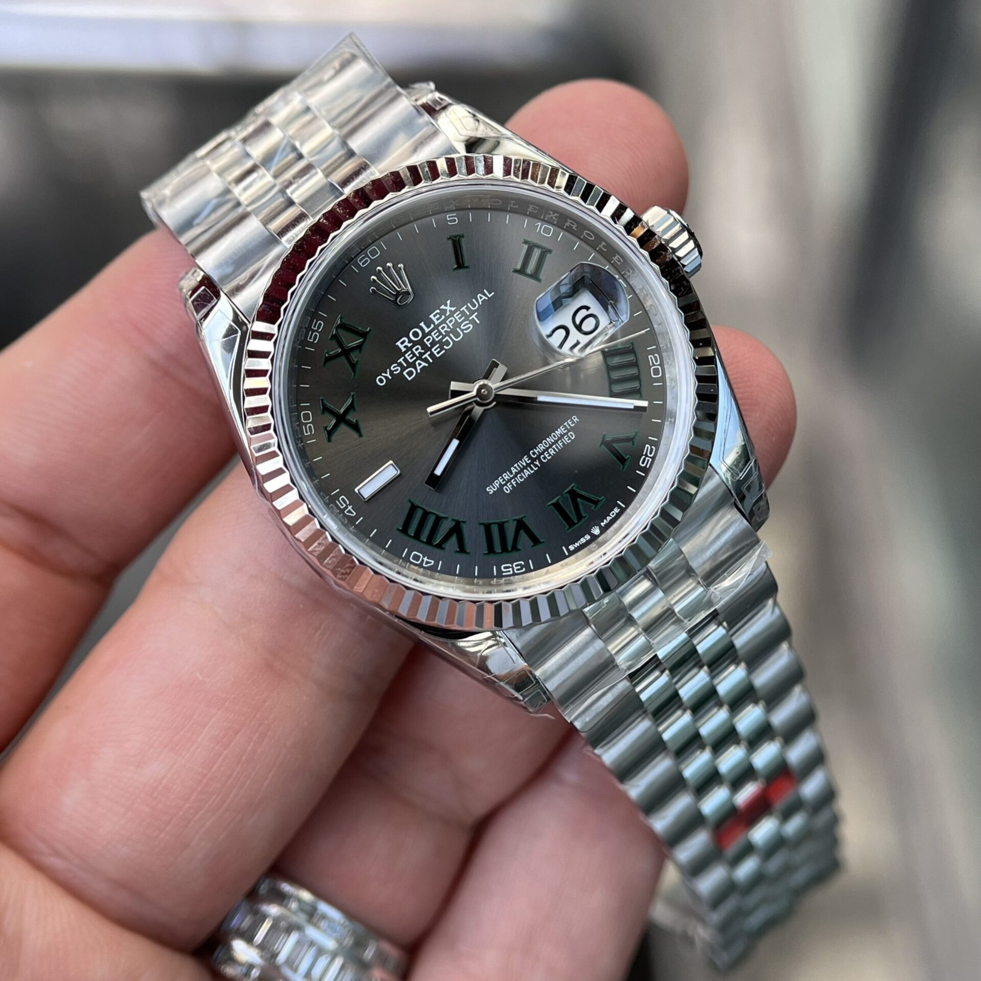 Rolex Datejust 126234 Wimbledon Cadran Gris 36 mm