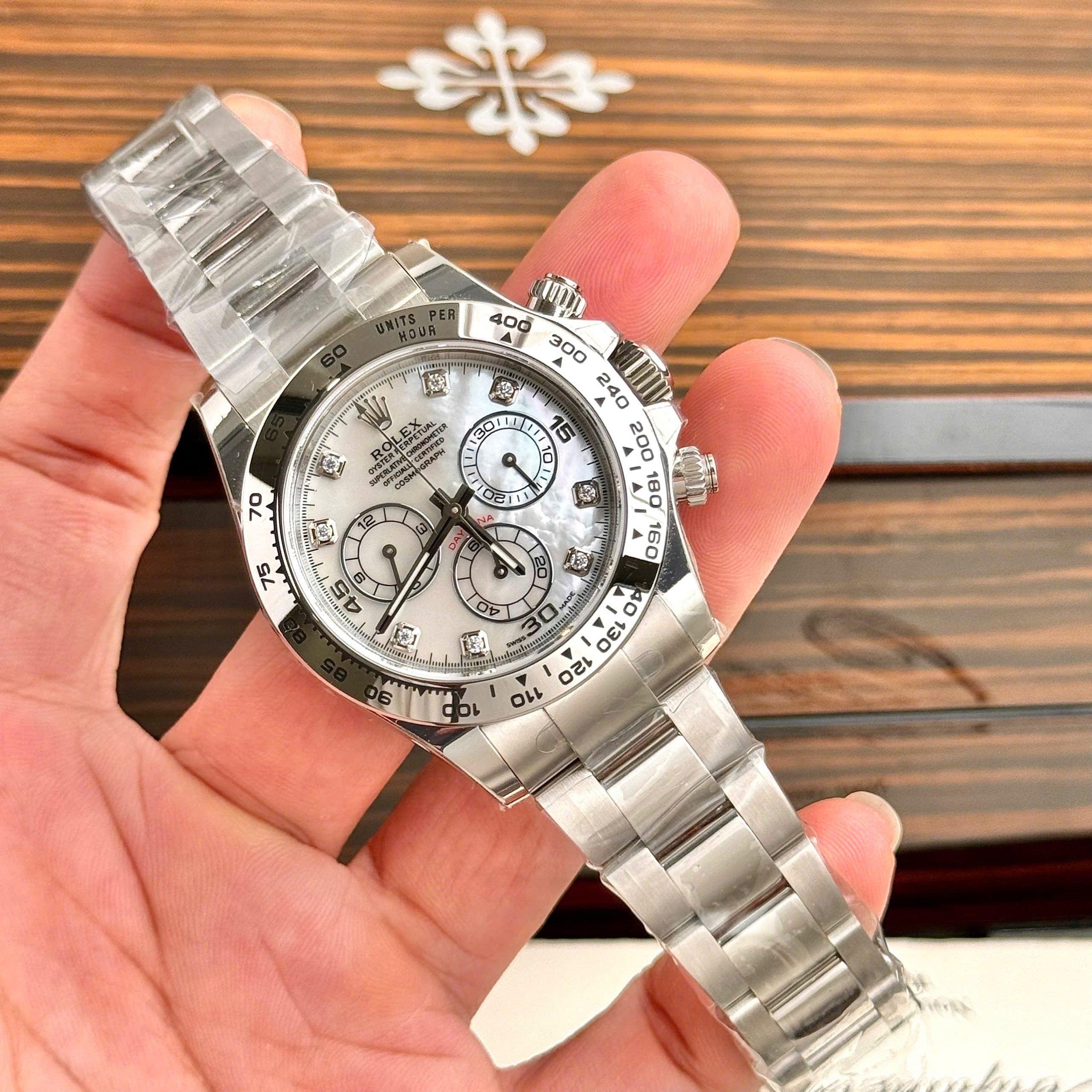Rolex Daytona 116509 Cadran MOP et Moissanite 40 mm