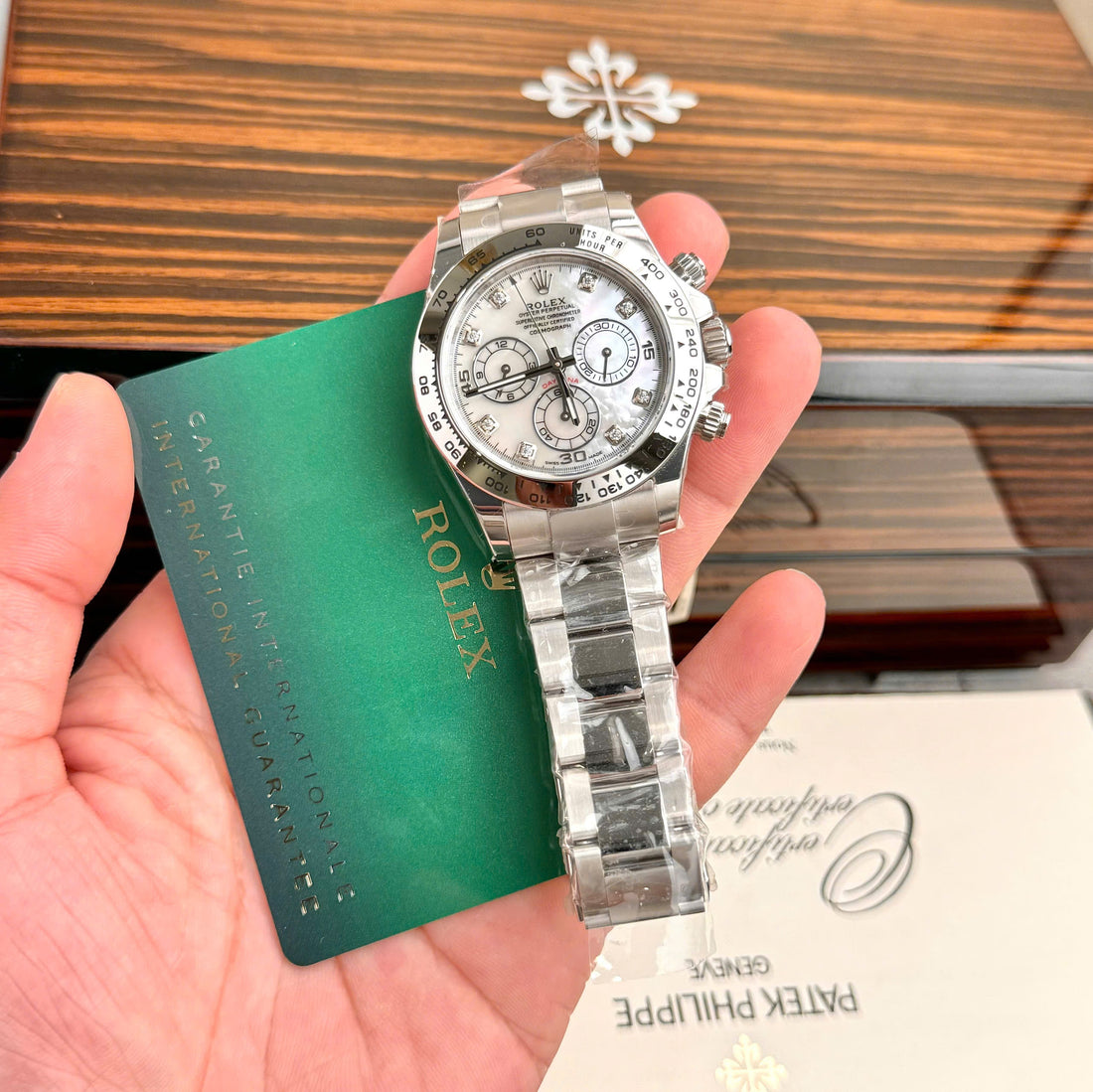 Rolex Daytona 116509 Cadran MOP et Moissanite 40 mm