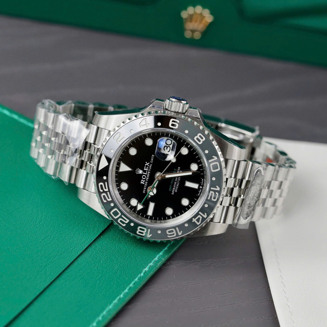 Rolex GMT-Master II 126710GRNR Cadran noir 41mm