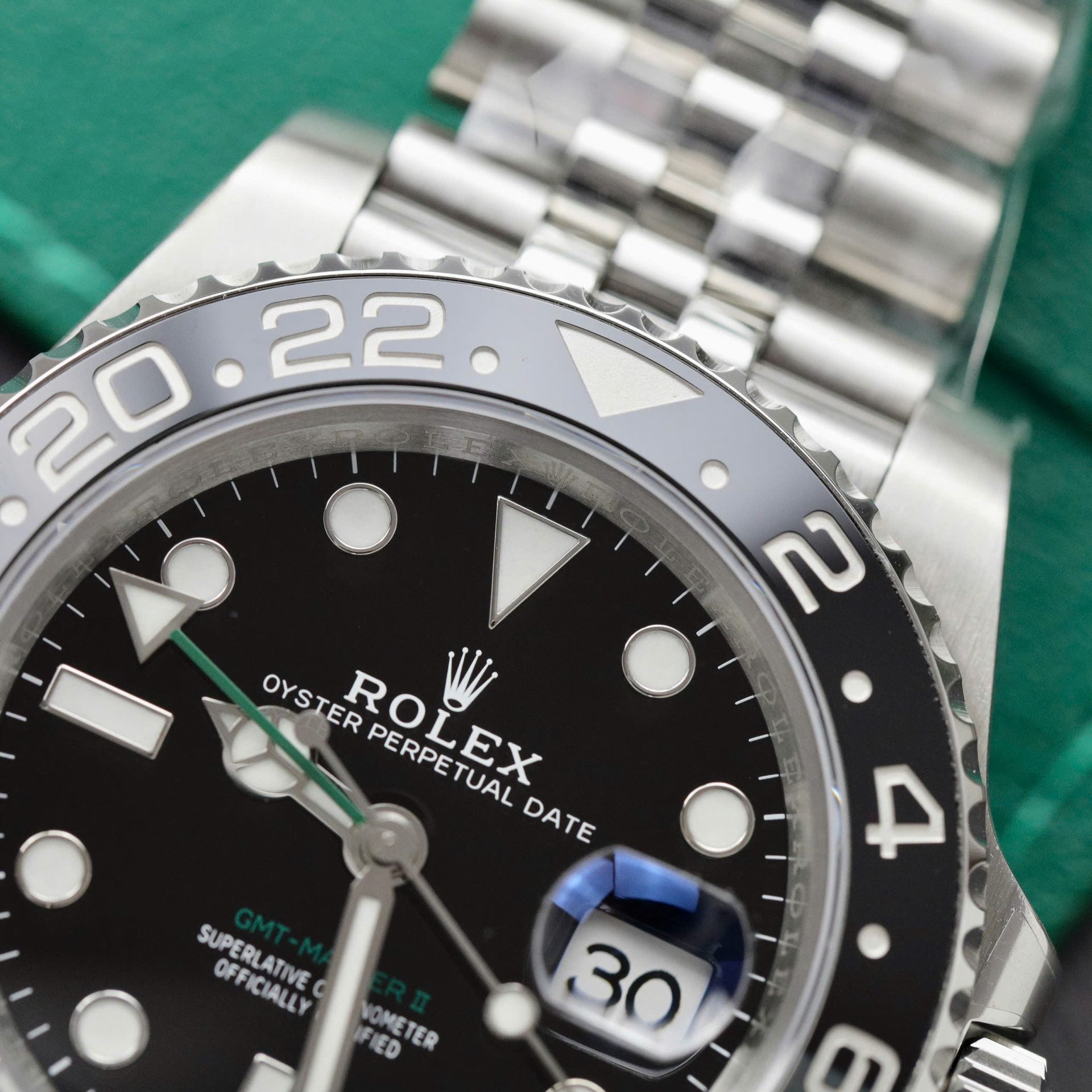 Rolex GMT-Master II 126710GRNR Cadran noir 41mm