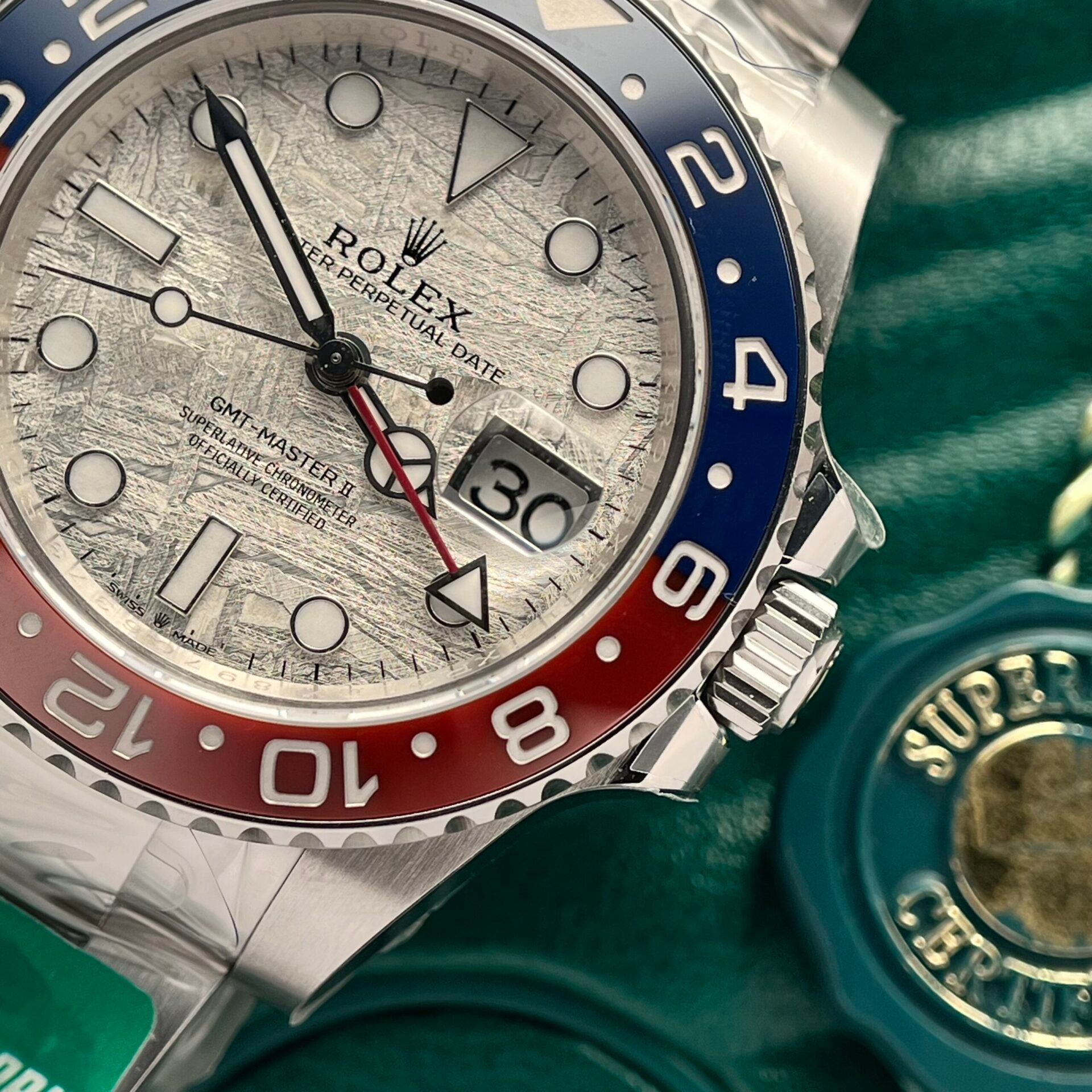 Rolex GMT-Master II 126719BLRO Cadran Météorite 40 mm