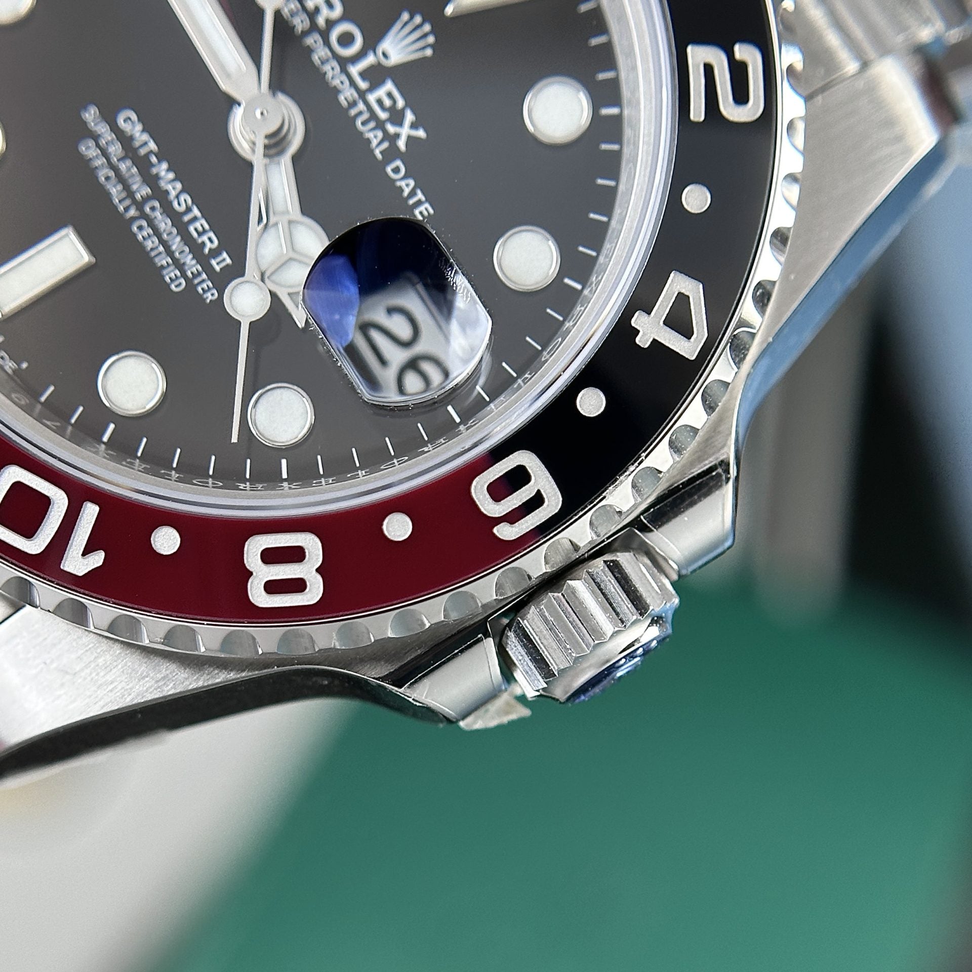 Rolex GMT-Master II Pepsi Cadran noir bracelet Jubilee 40 mm