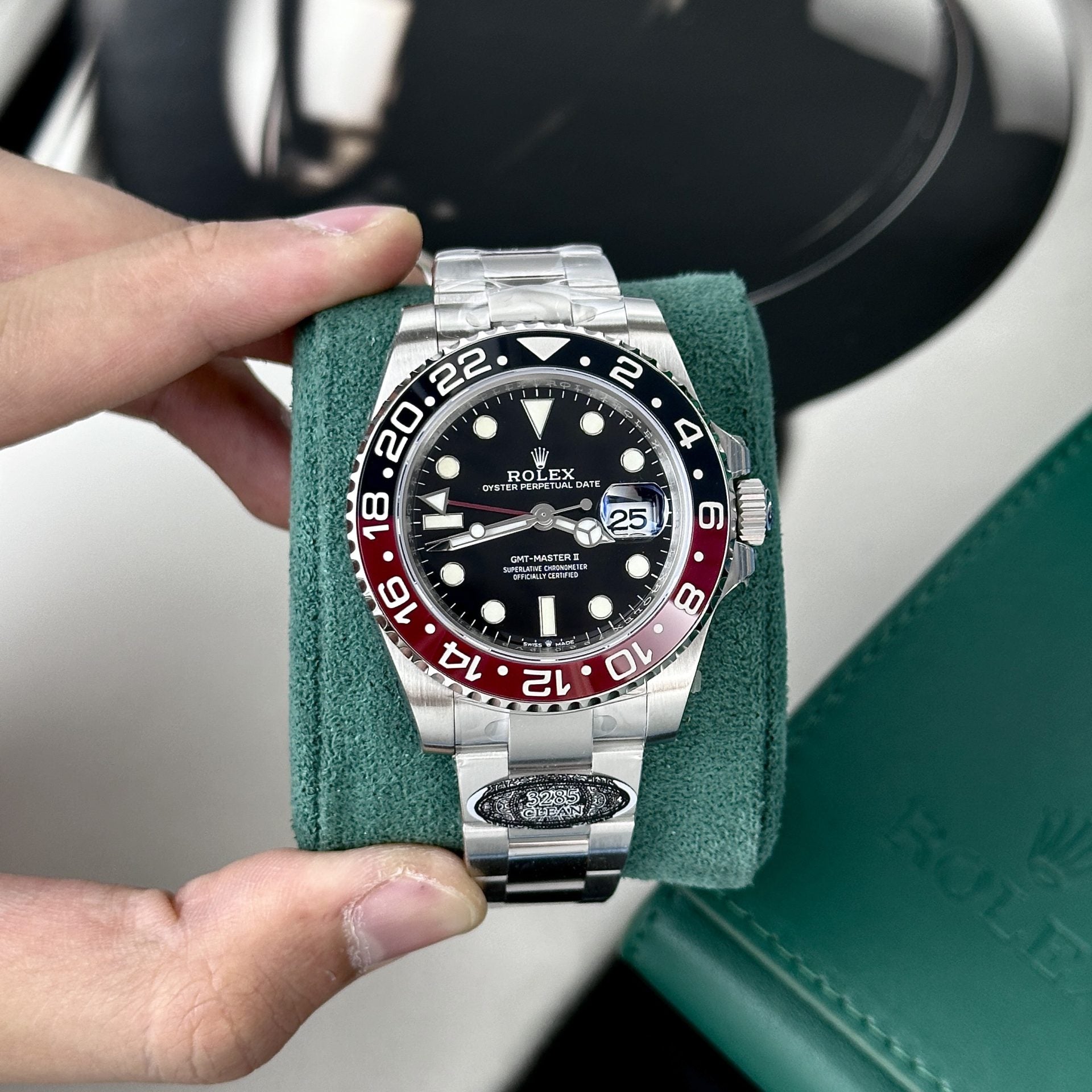 Rolex GMT-Master II Coca-Cola Pepsi Oyster Bracelet Cadran noir 40 mm
