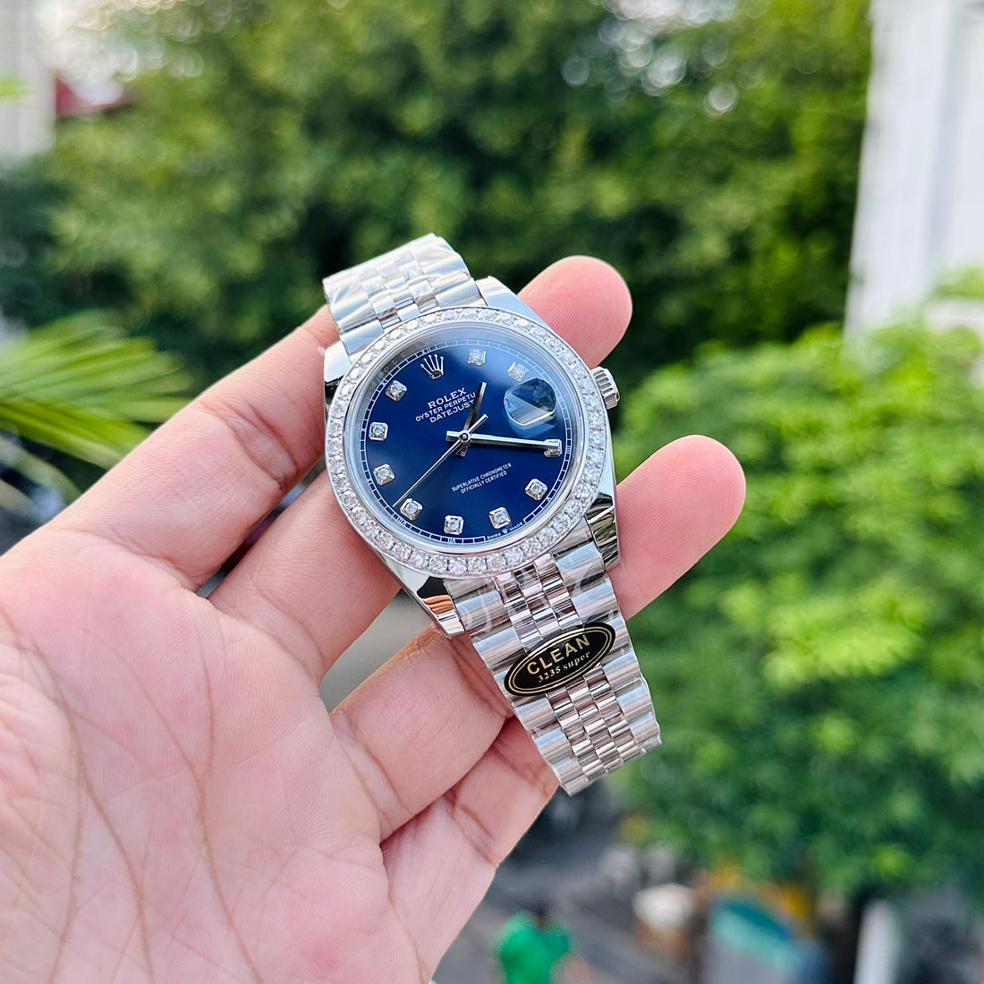Rolex DateJust 126334 Lunette en Diamants et Moissanite 41 mm