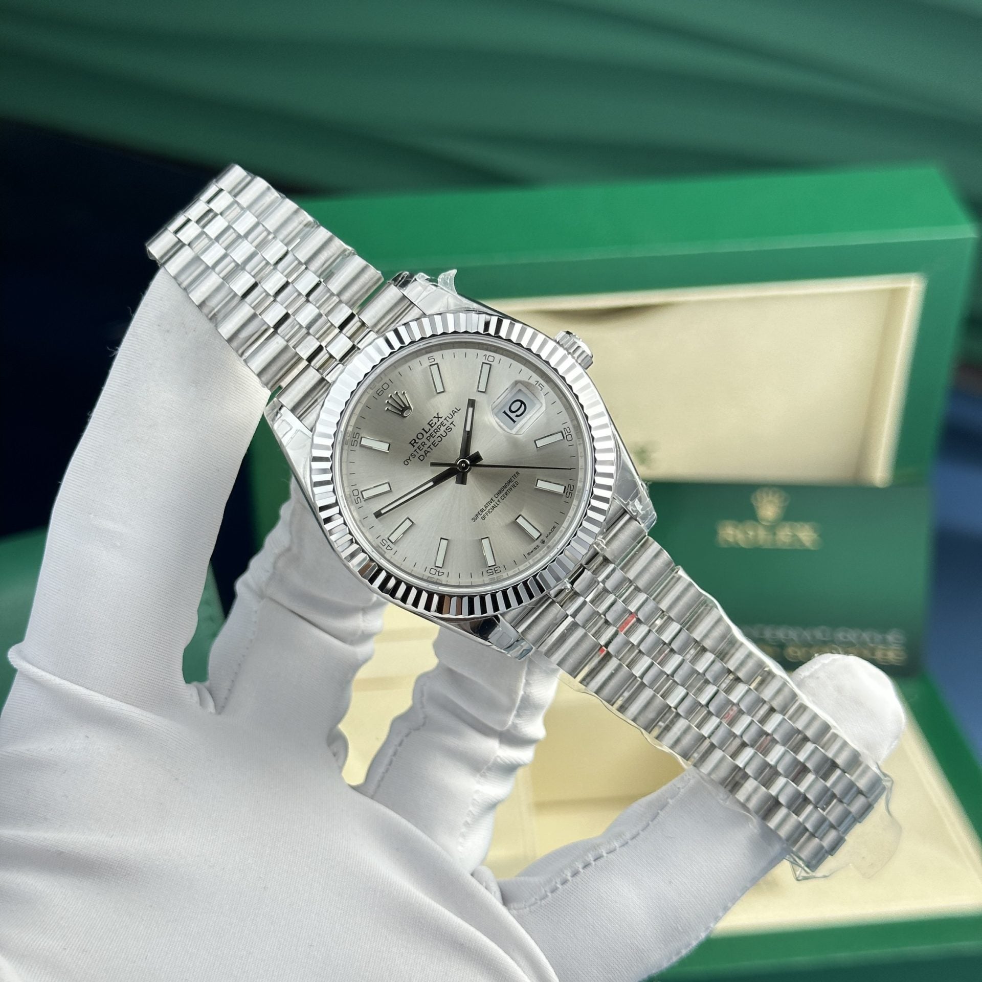 Rolex DateJust 126334 Cadran argenté 41 mm