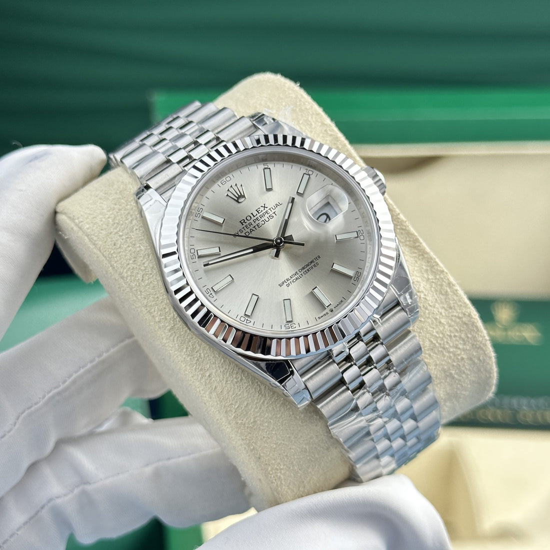 Rolex DateJust 126334 Cadran argenté 41 mm