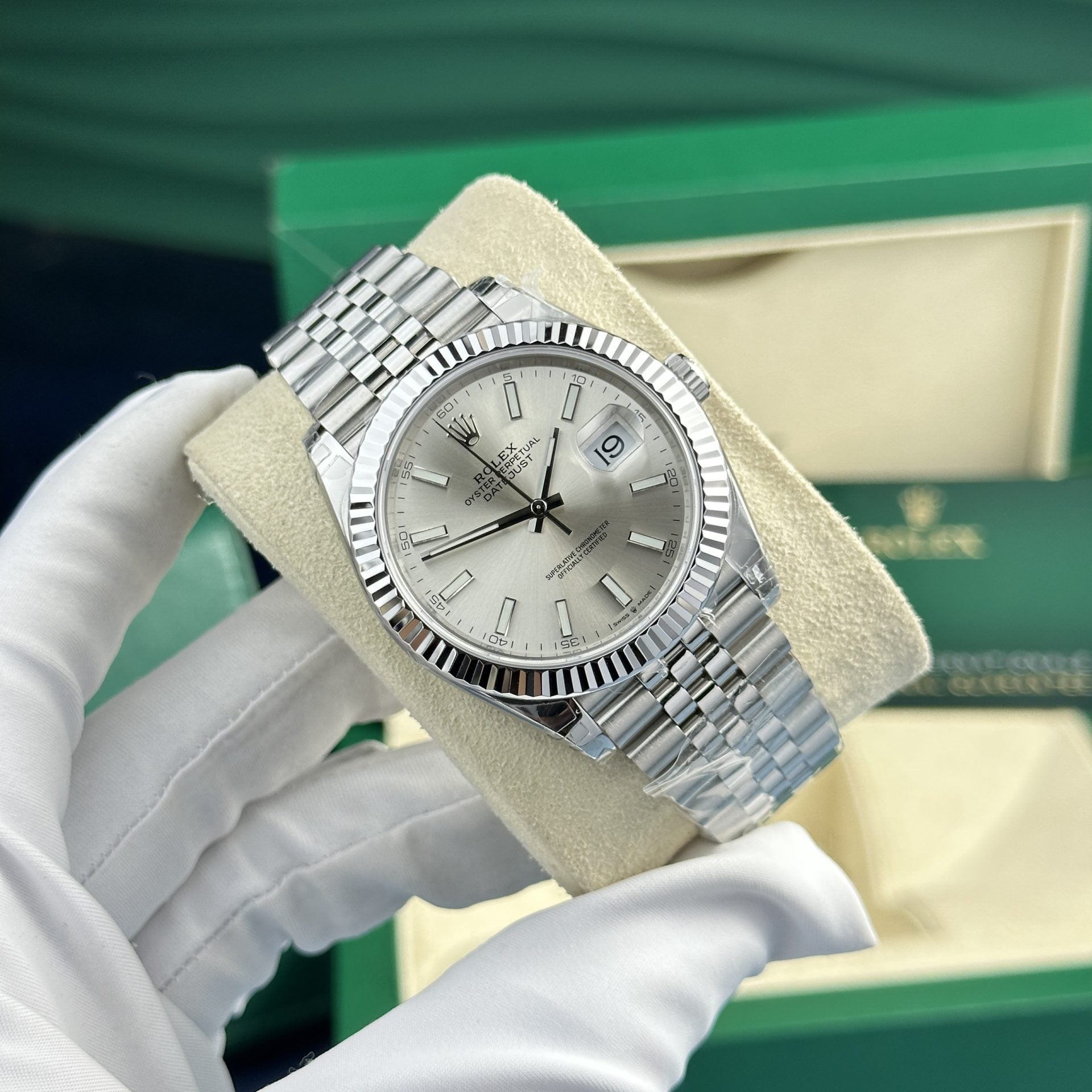 Rolex DateJust 126334 Cadran argenté 41 mm