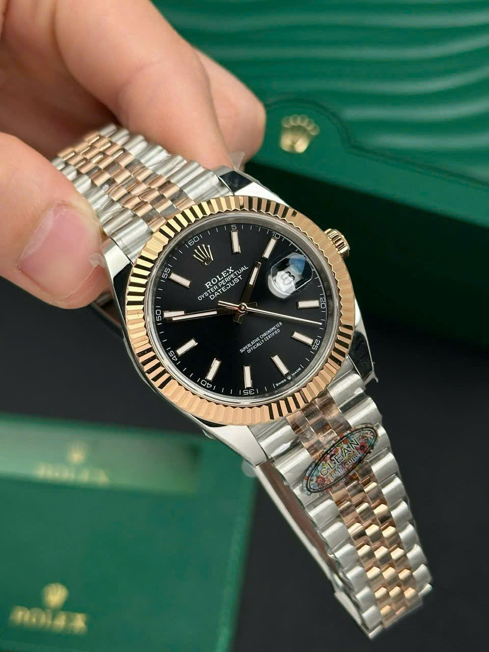Rolex DateJust 126331 Cadran noir 41mm