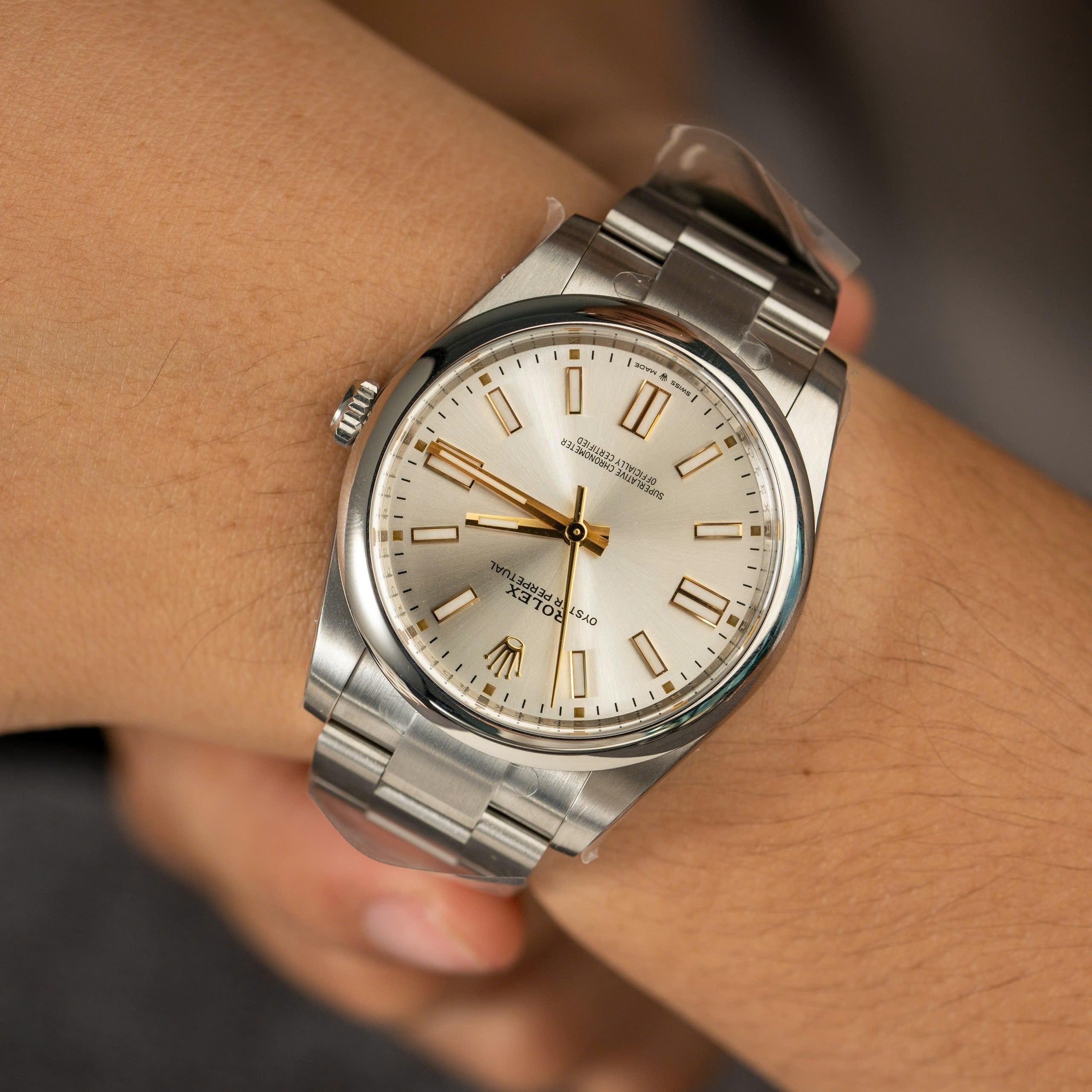 Rolex Oyster Perpetual 126000 Cadran Argenté 36 mm