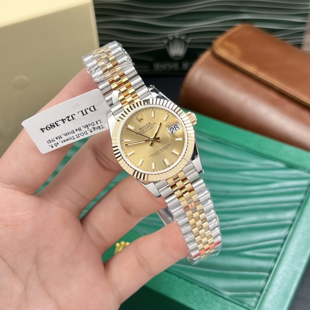 Rolex datejust 31mm Cadran Champagne