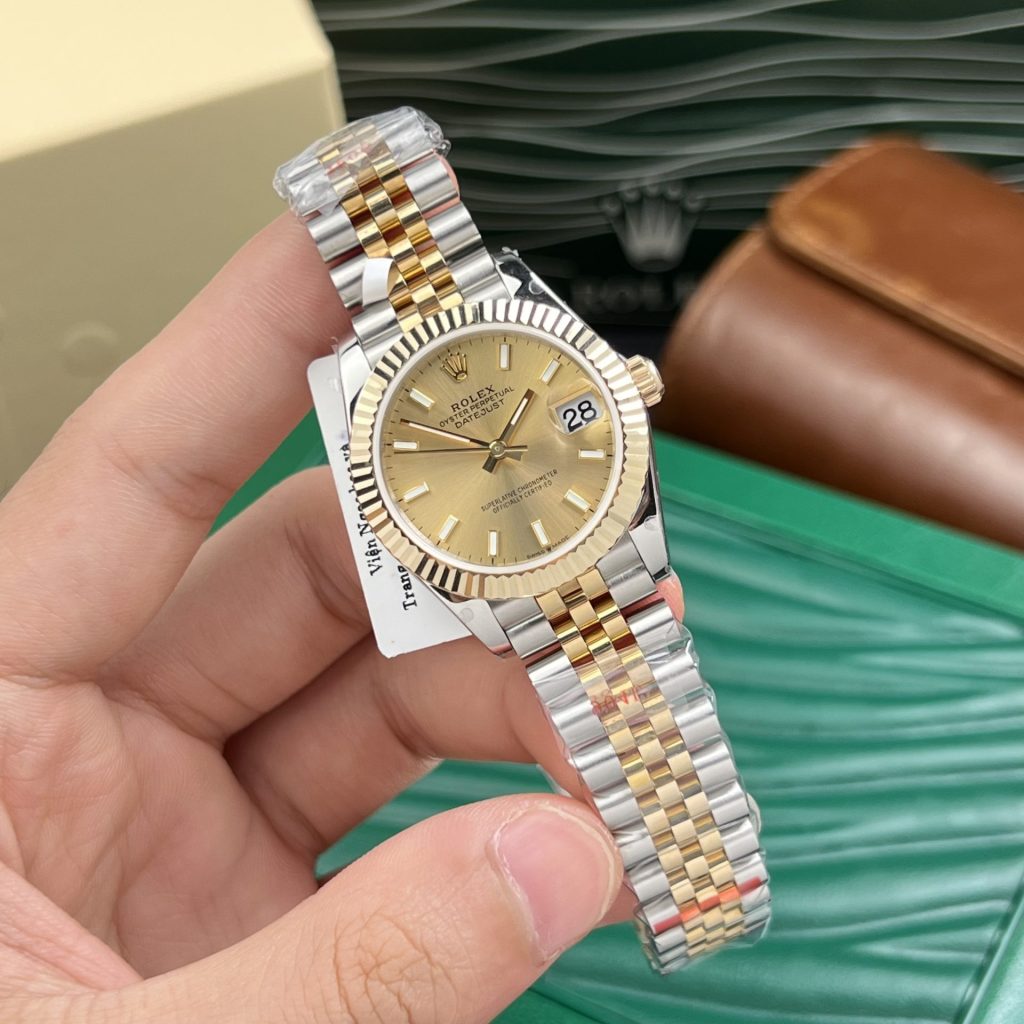 Rolex datejust 31mm Cadran Champagne