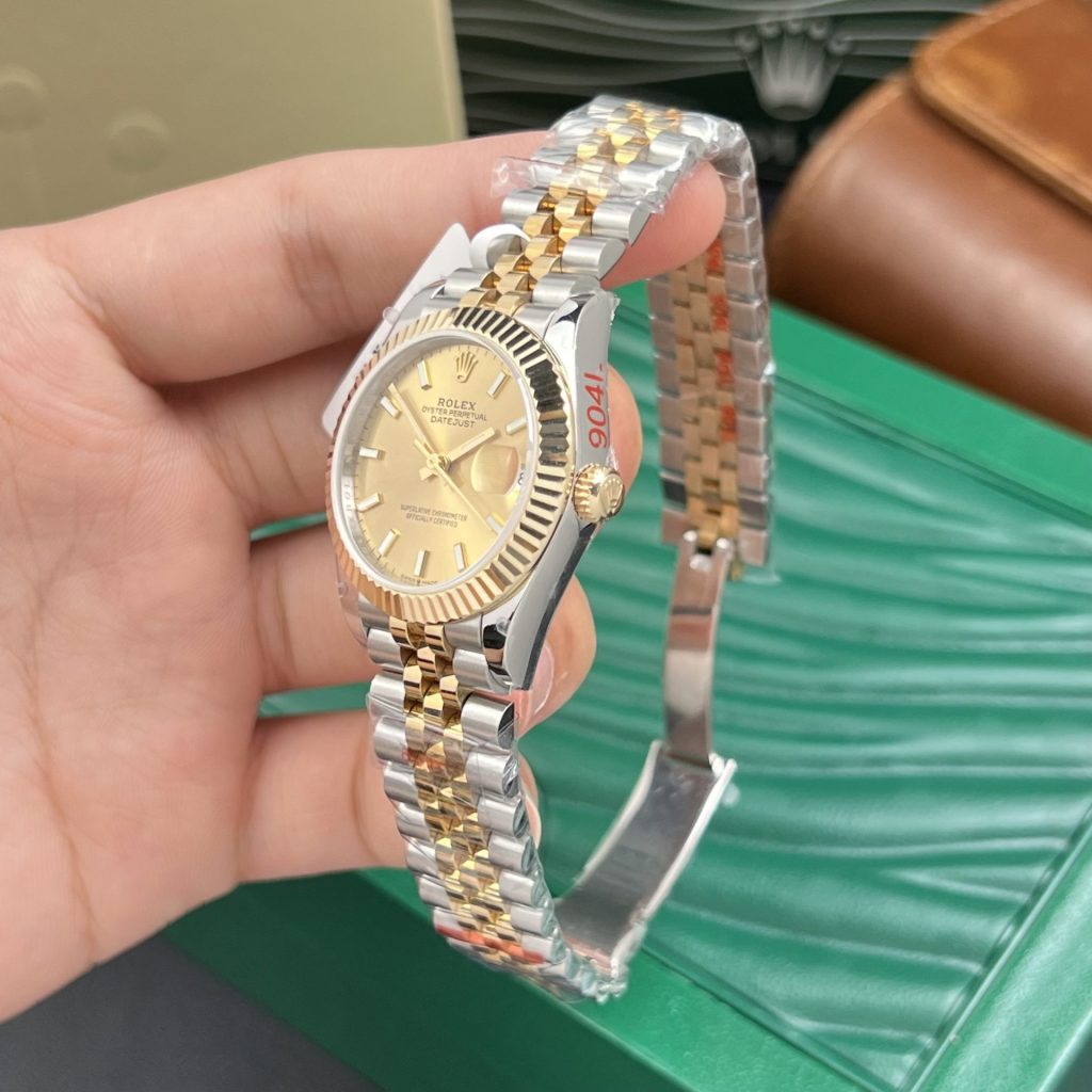 Rolex datejust 31mm Cadran Champagne
