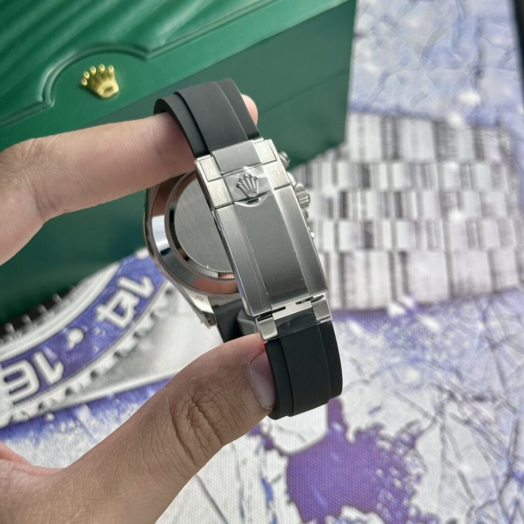 Rolex Daytona 116519 Cadran Rubellite Bracelet en caoutchouc 40 mm