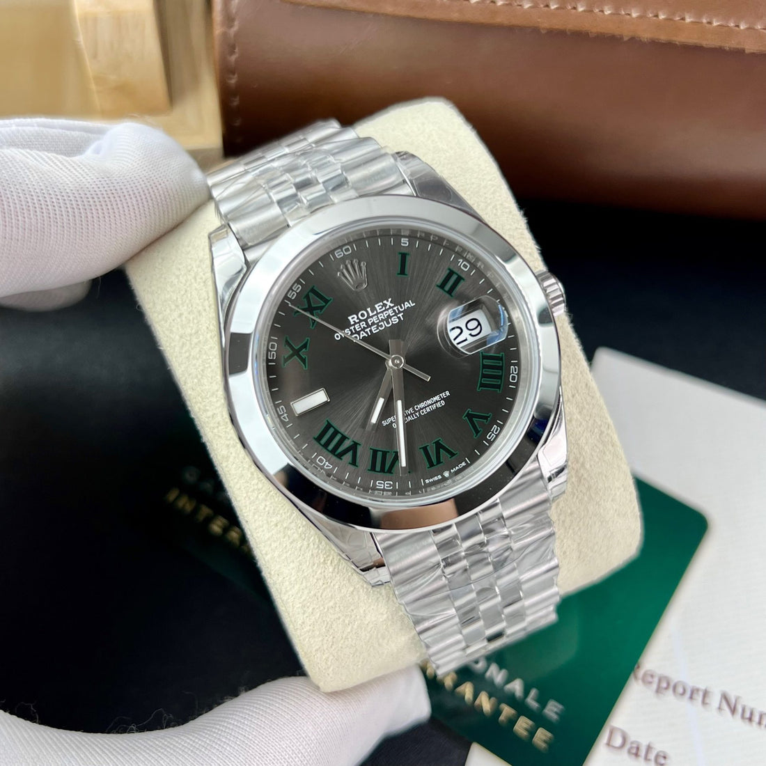 Rolex DateJust 126300 Wimbledon Cadran 41 mm
